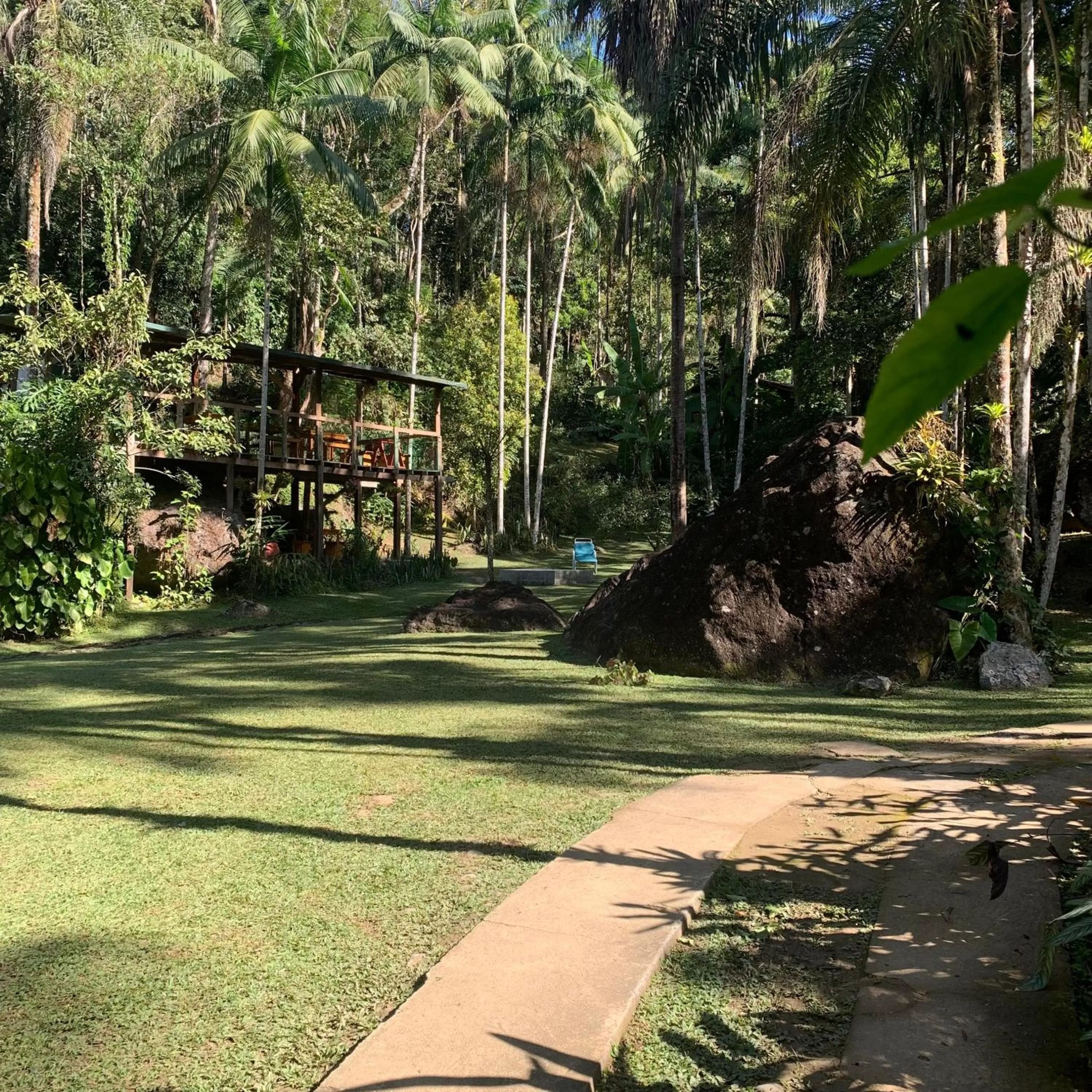 Garden view in Pousada Sítio Itaúna