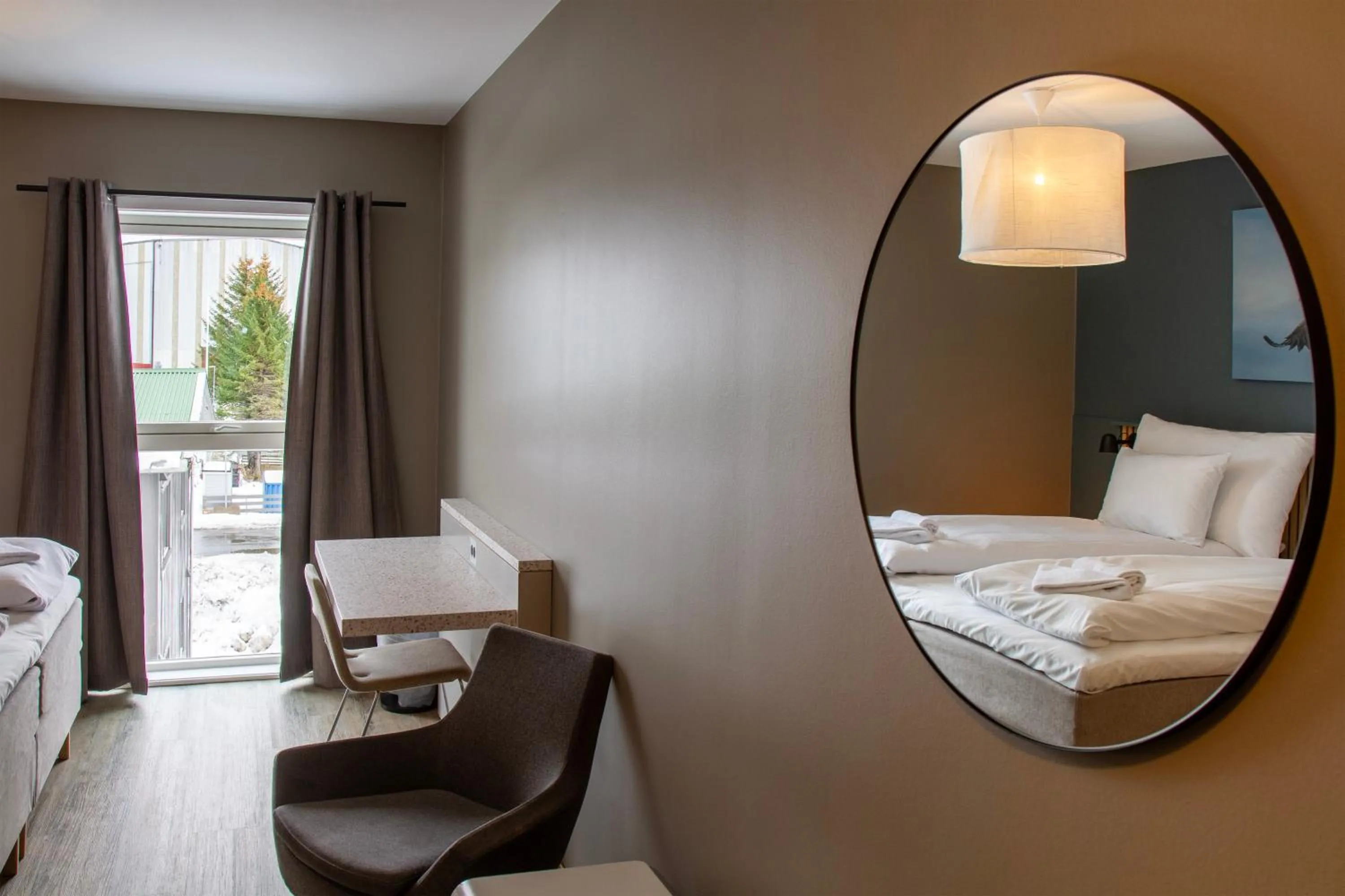 Bed in Nordis Hotel Lofoten