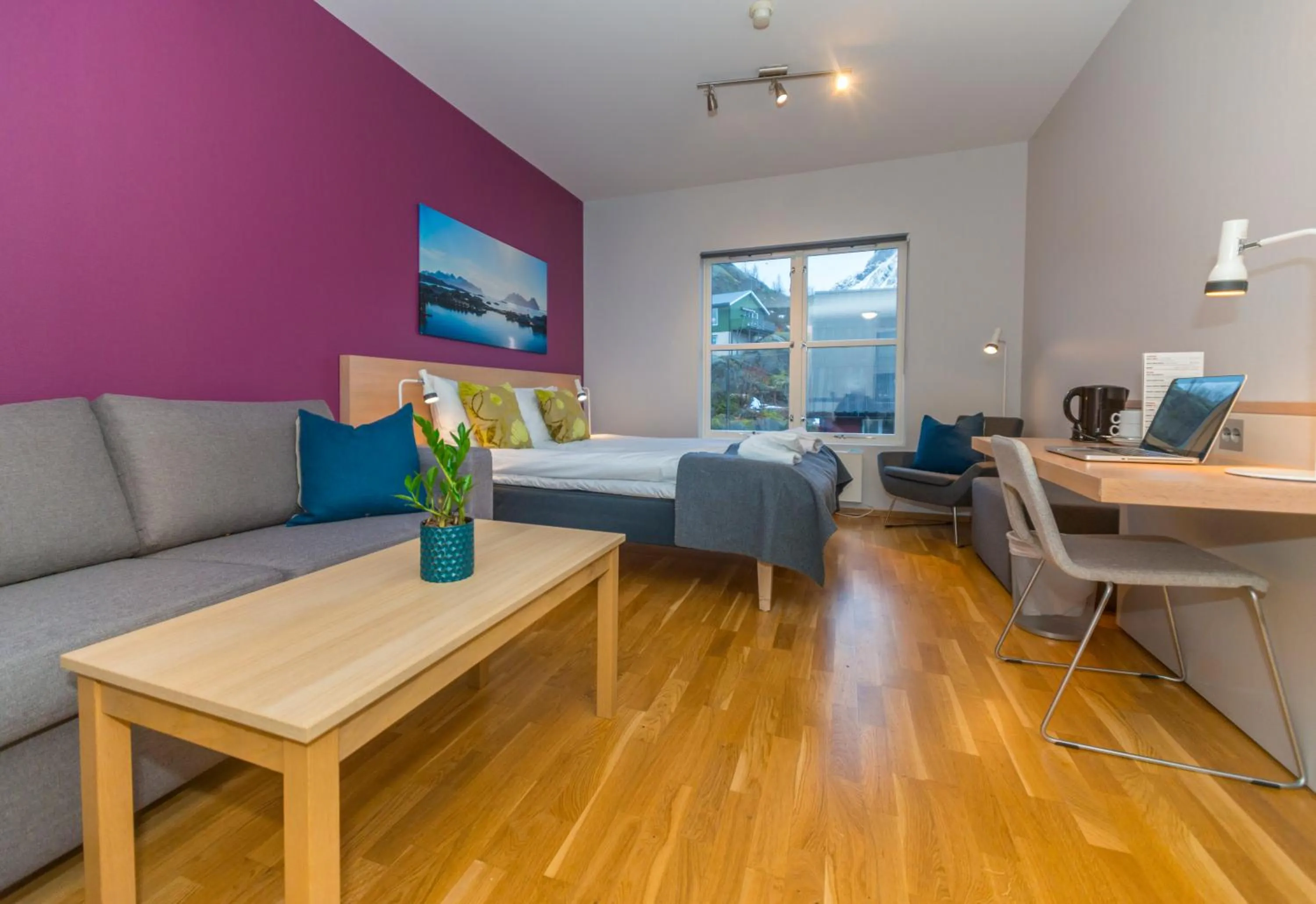 Budget Family Room with Kitchenette in Nordis Hotel Lofoten