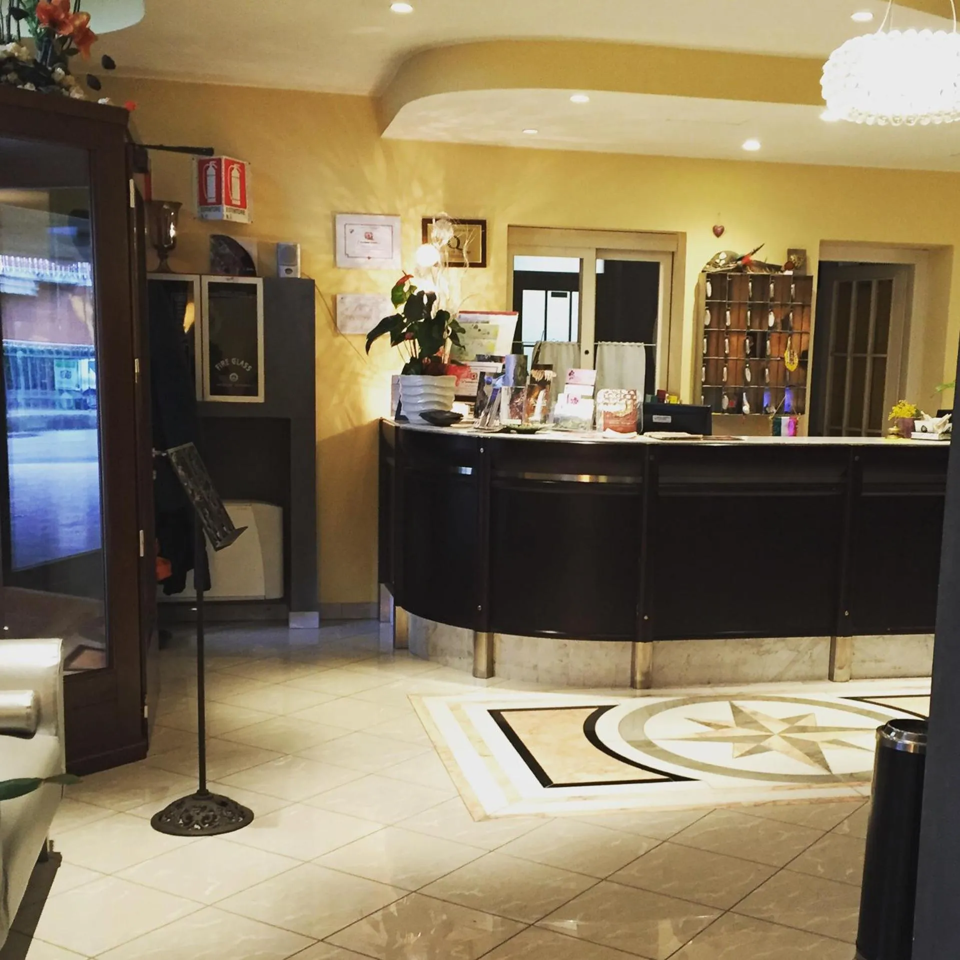 Lobby or reception in Hotel Villa Cinzia