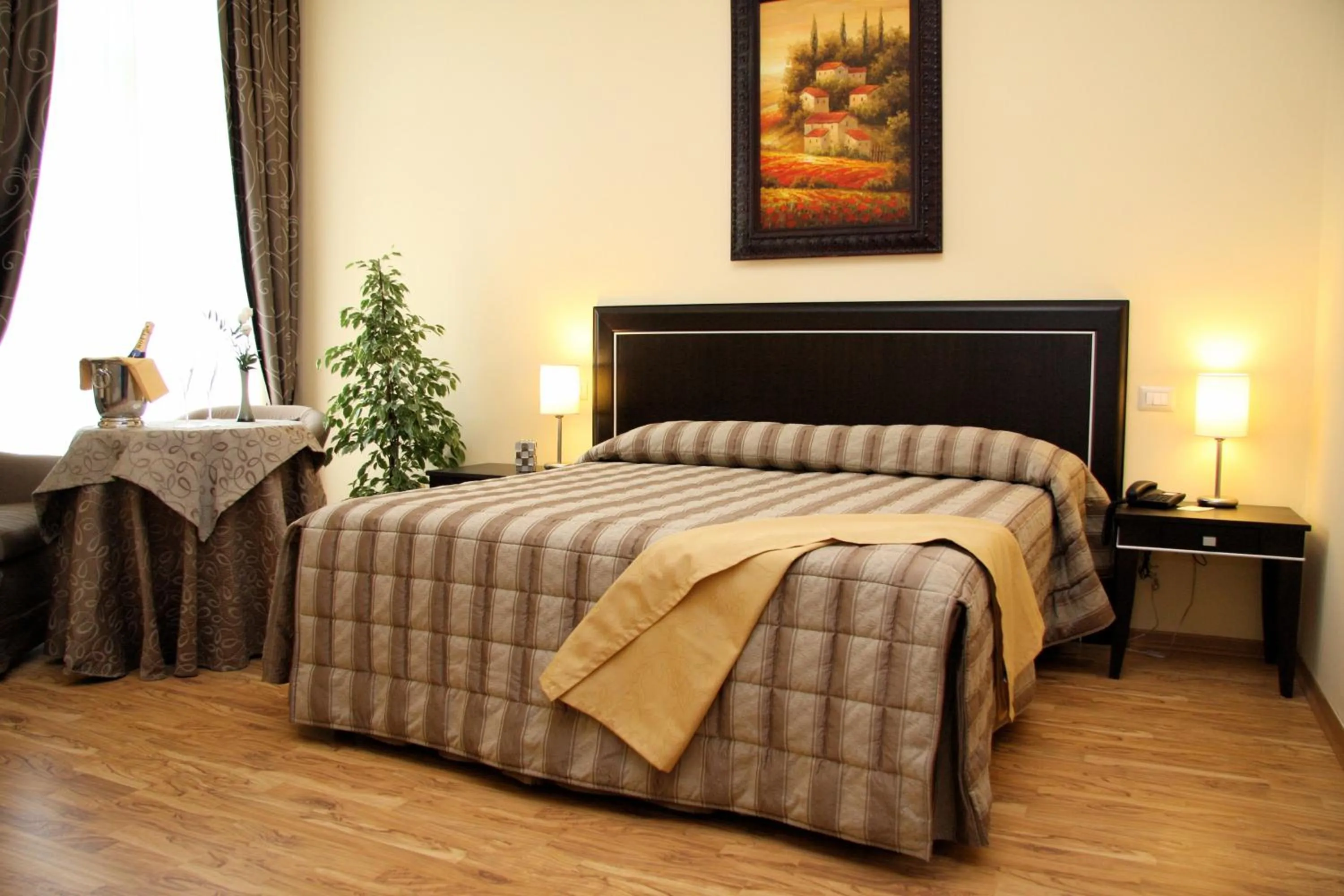 Balcony/Terrace, Bed in Hotel Villa Cinzia