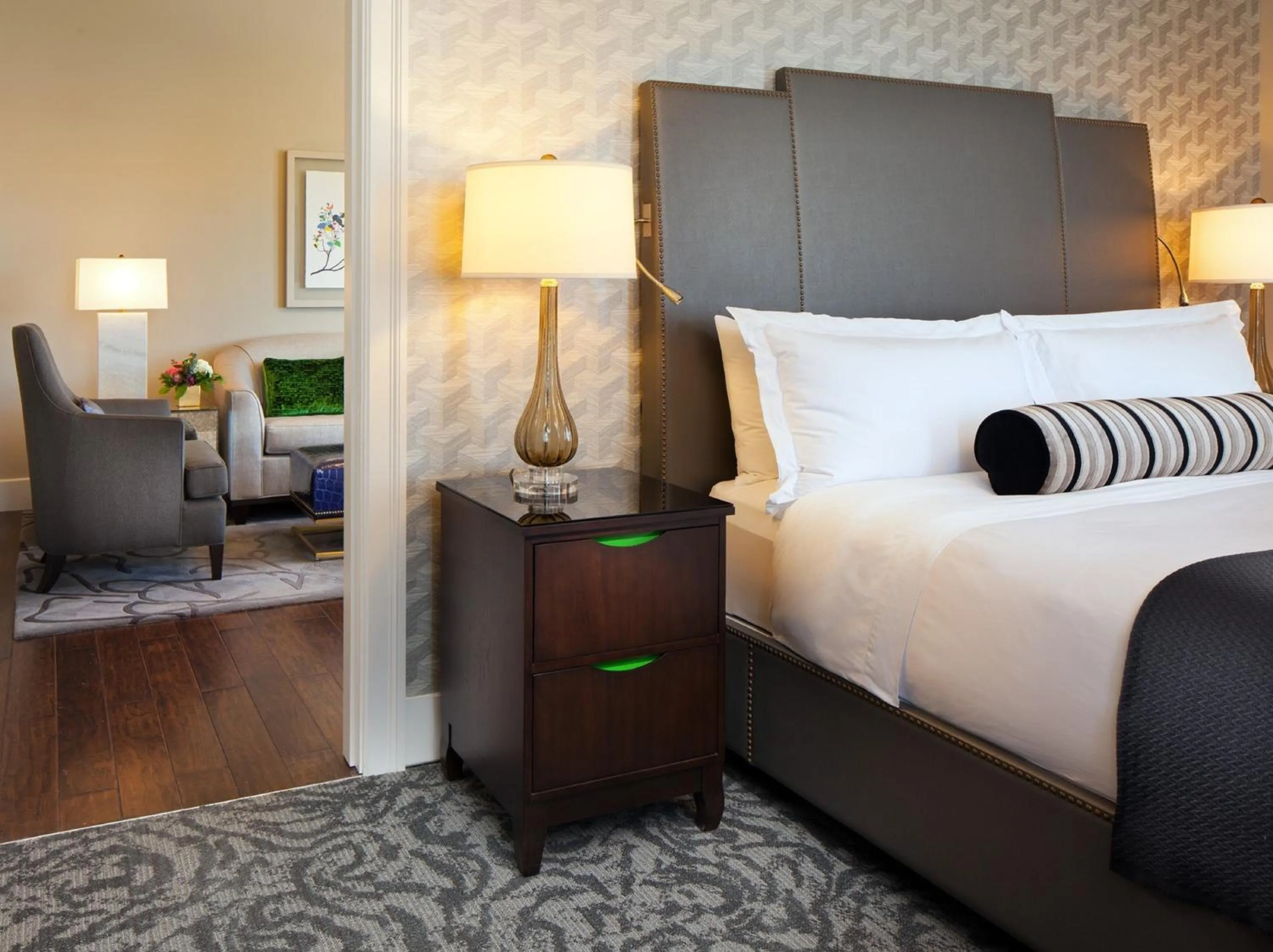 Bed in The St. Anthony, a Luxury Collection Hotel, San Antonio