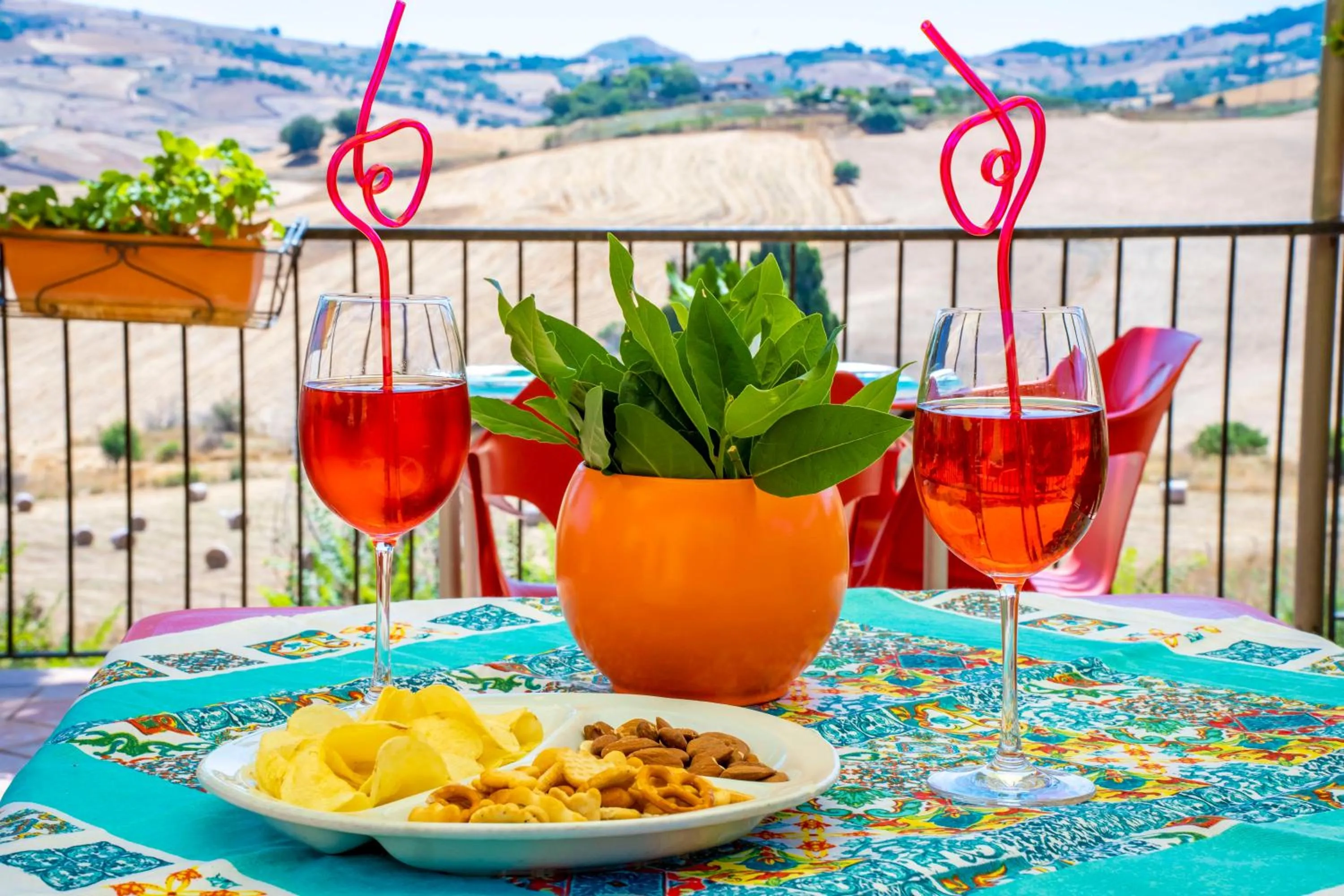 Balcony/Terrace in Casale Villa Rainò