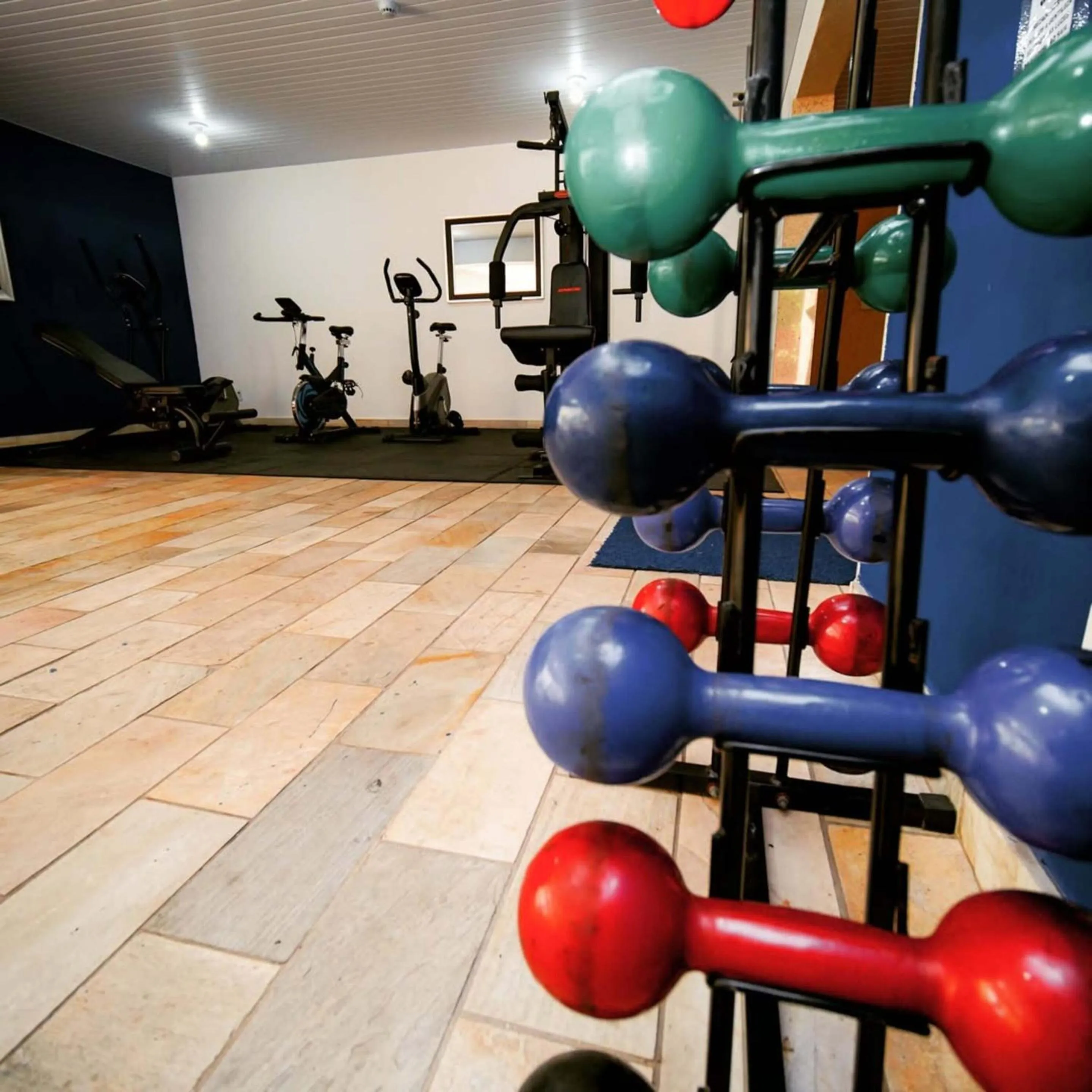 Fitness centre/facilities in Hotel Dan Inn Campinas Anhanguera - By Nacional Inn