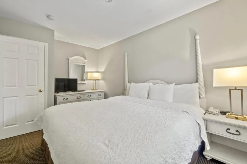 Bed in Sea Rose Suites
