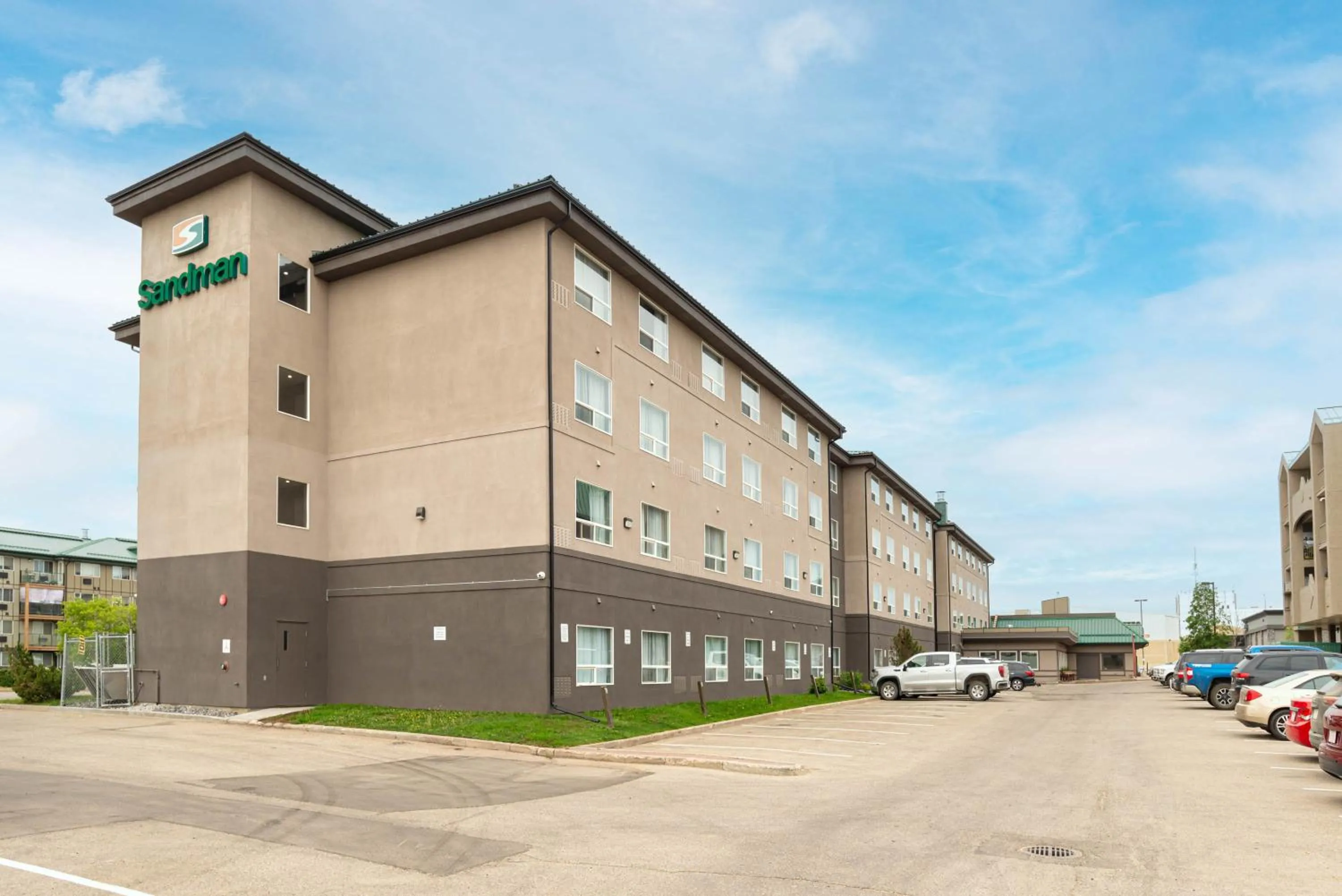 Property building in Sandman Hotel Grande Prairie