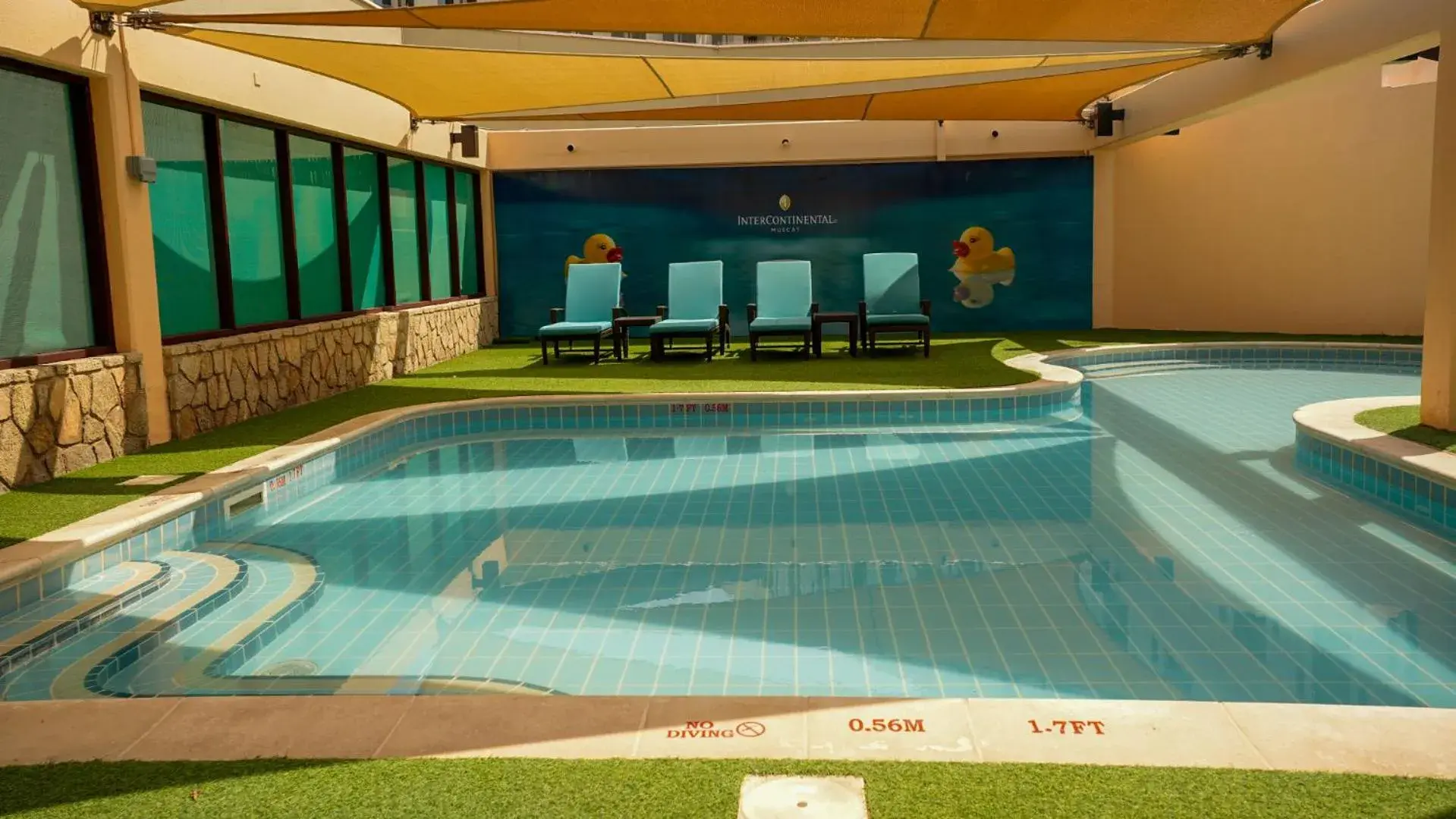 Pool view in InterContinental Muscat by IHG Pool view in InterContinental Muscat by IHG