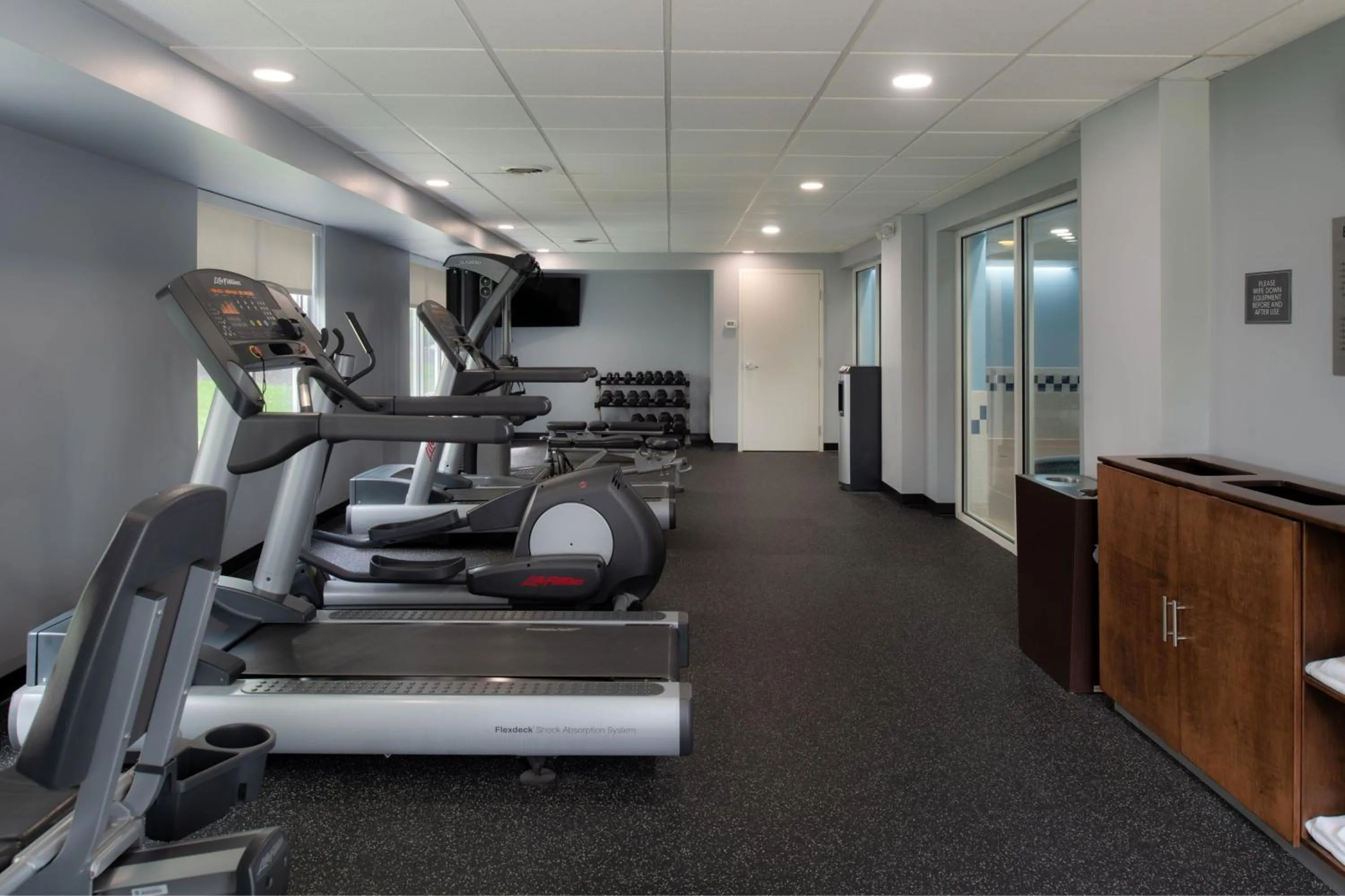 Fitness centre/facilities in Fairfield by Marriott