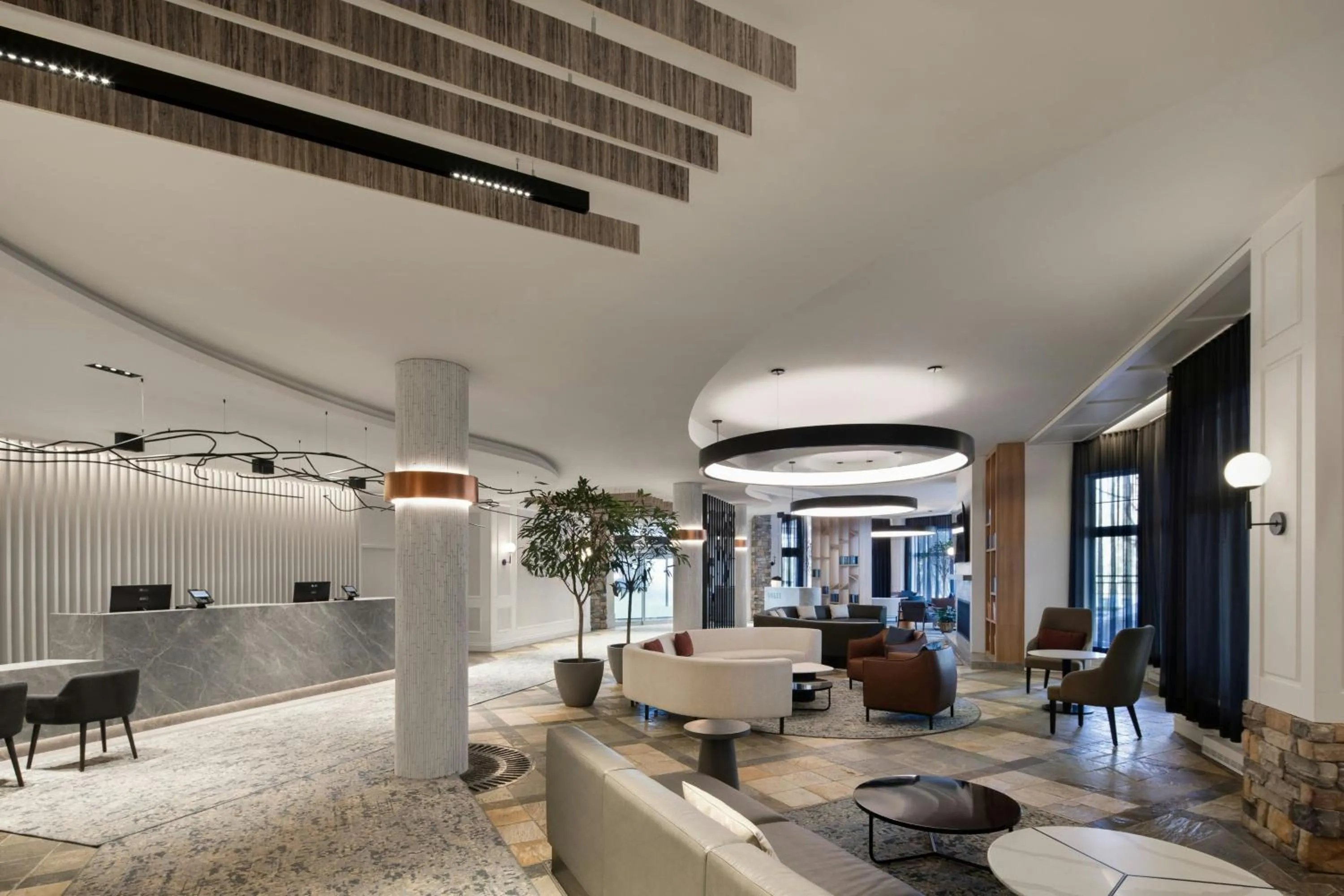 Lobby or reception in Le Westin Tremblant
