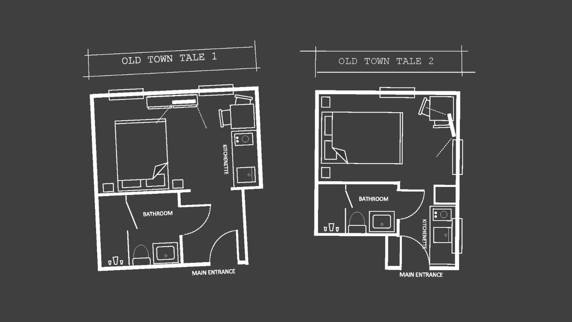 Floor plan in Old Town Tale