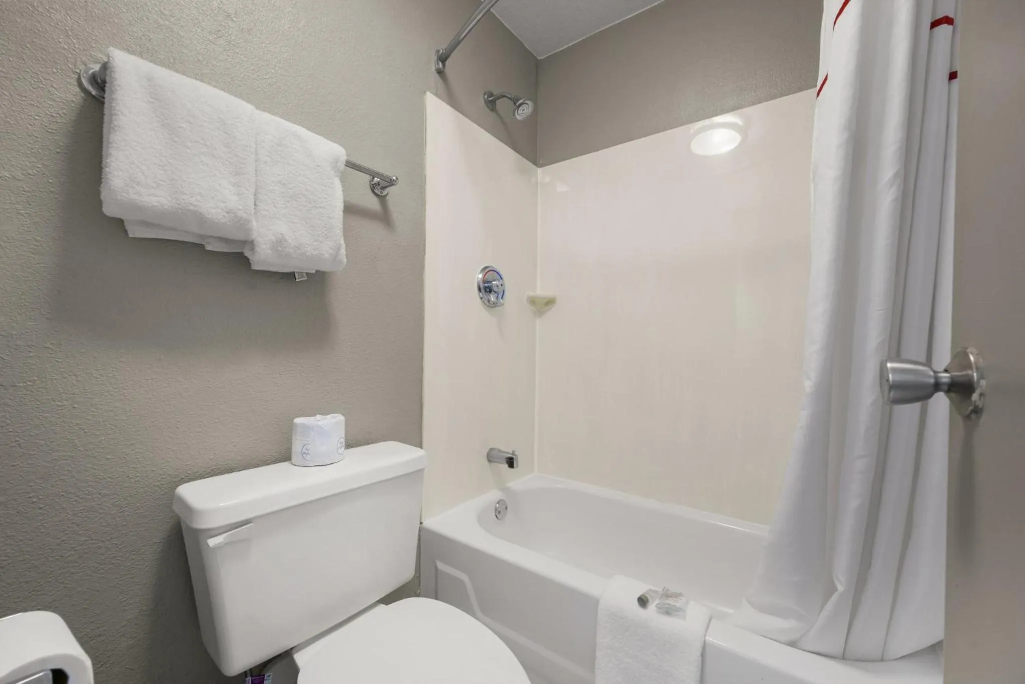 Bathroom in Red Roof Inn Detroit - Royal Oak/Madison Heights