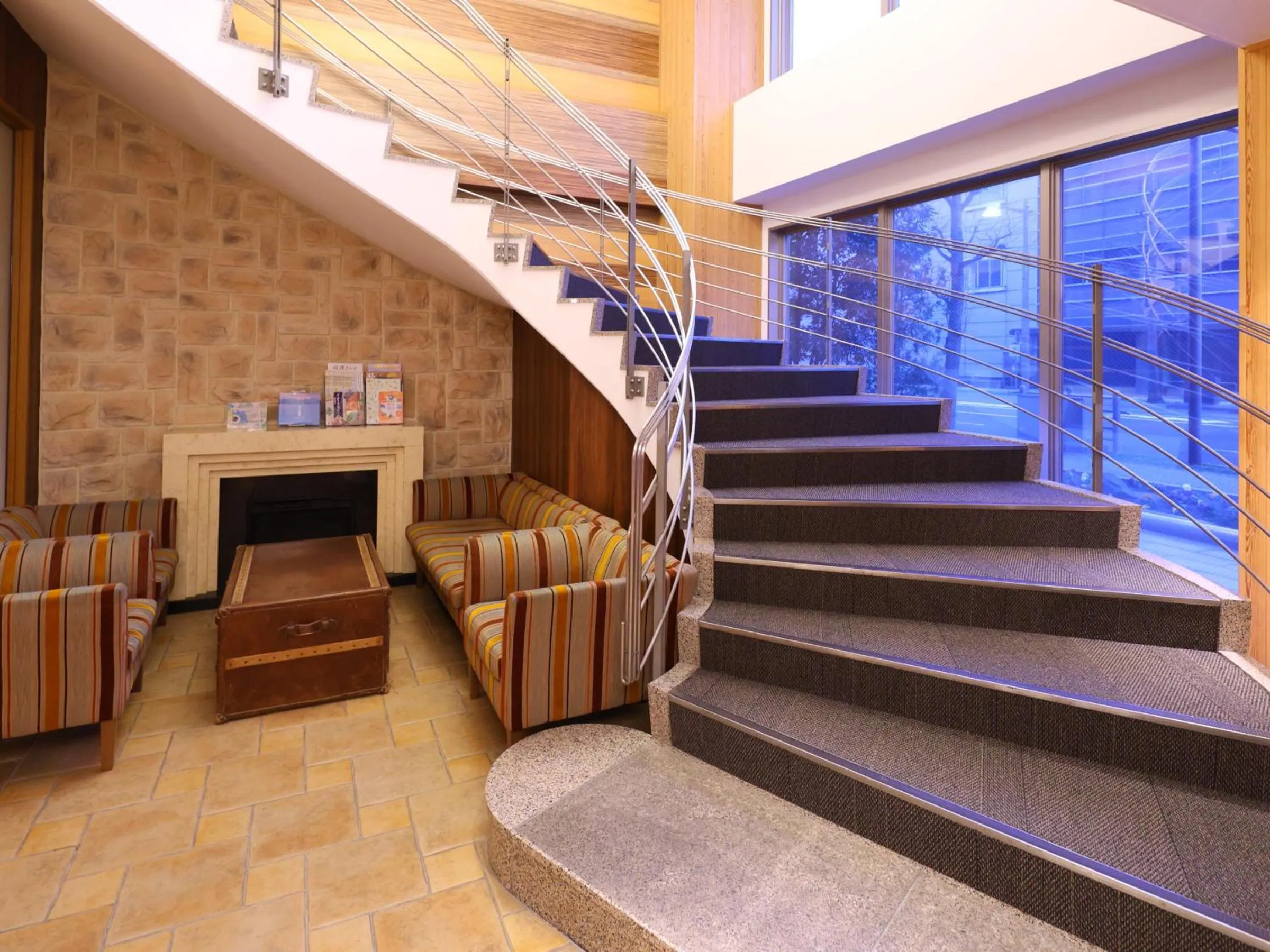 Lobby or reception in Tennen Onsen Taho-no-Yu Dormy Inn Niigata