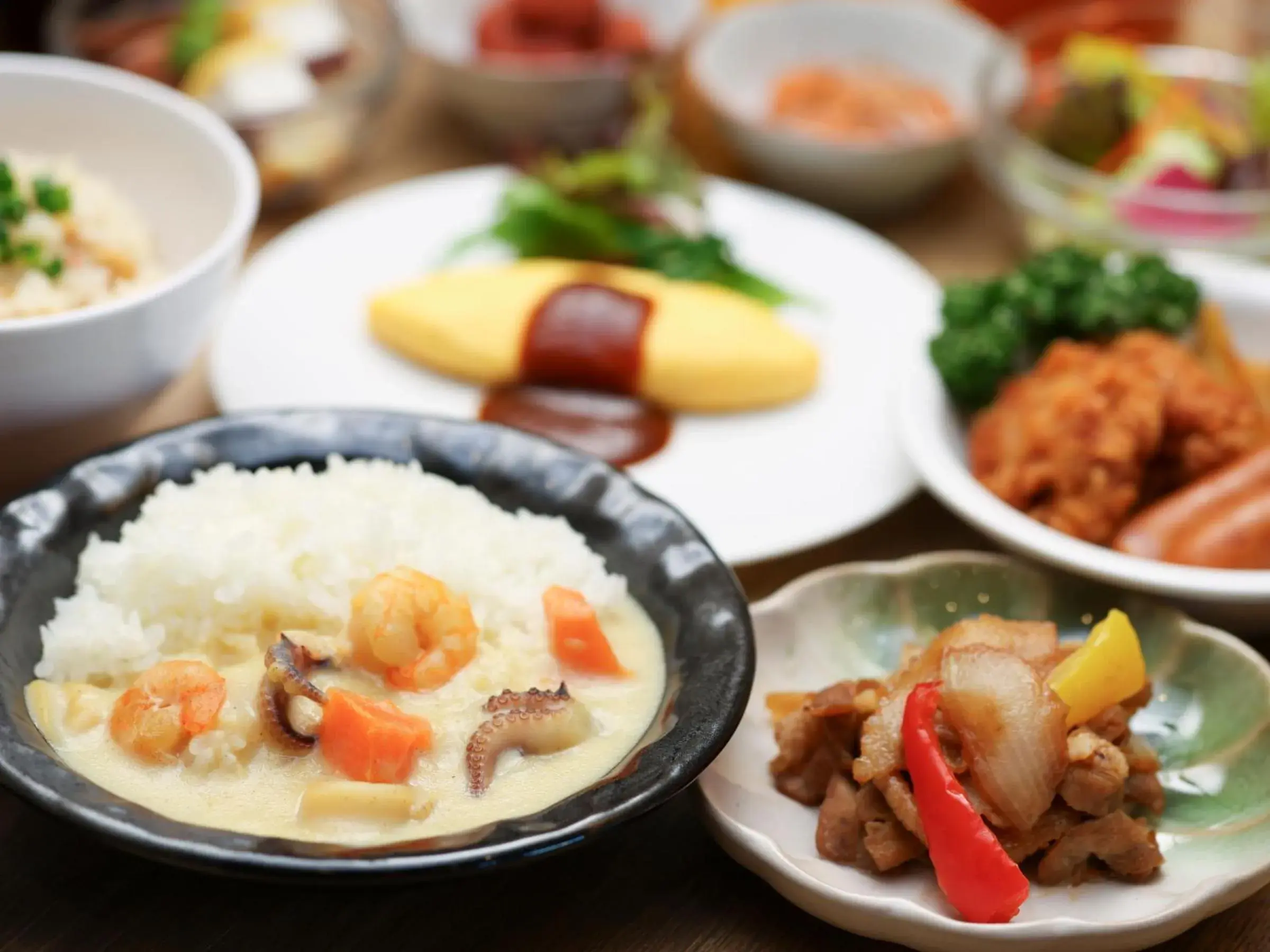 Breakfast in Dormy Inn Kitami Breakfast in Dormy Inn Kitami