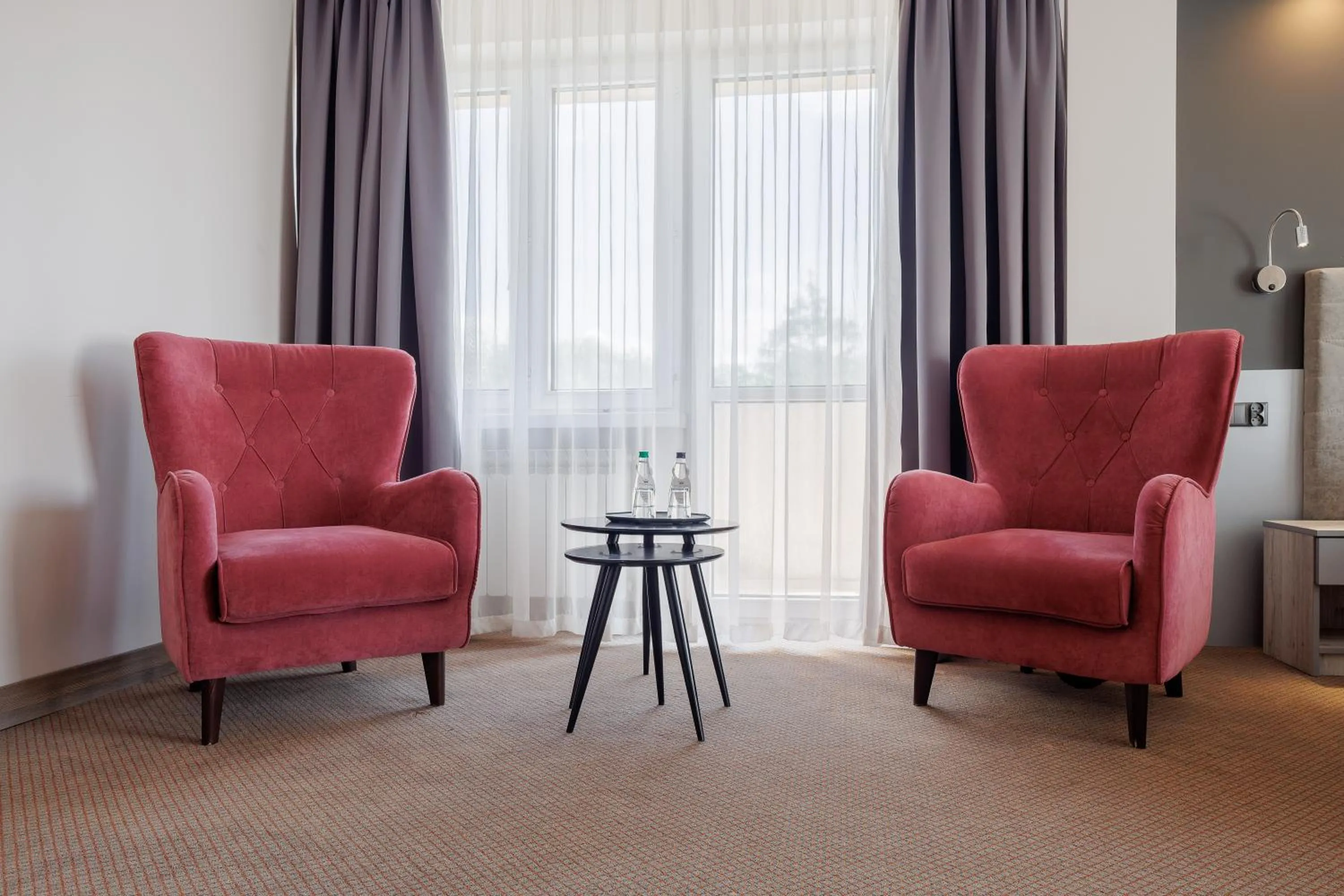 Seating area in Hotel Cristal Park