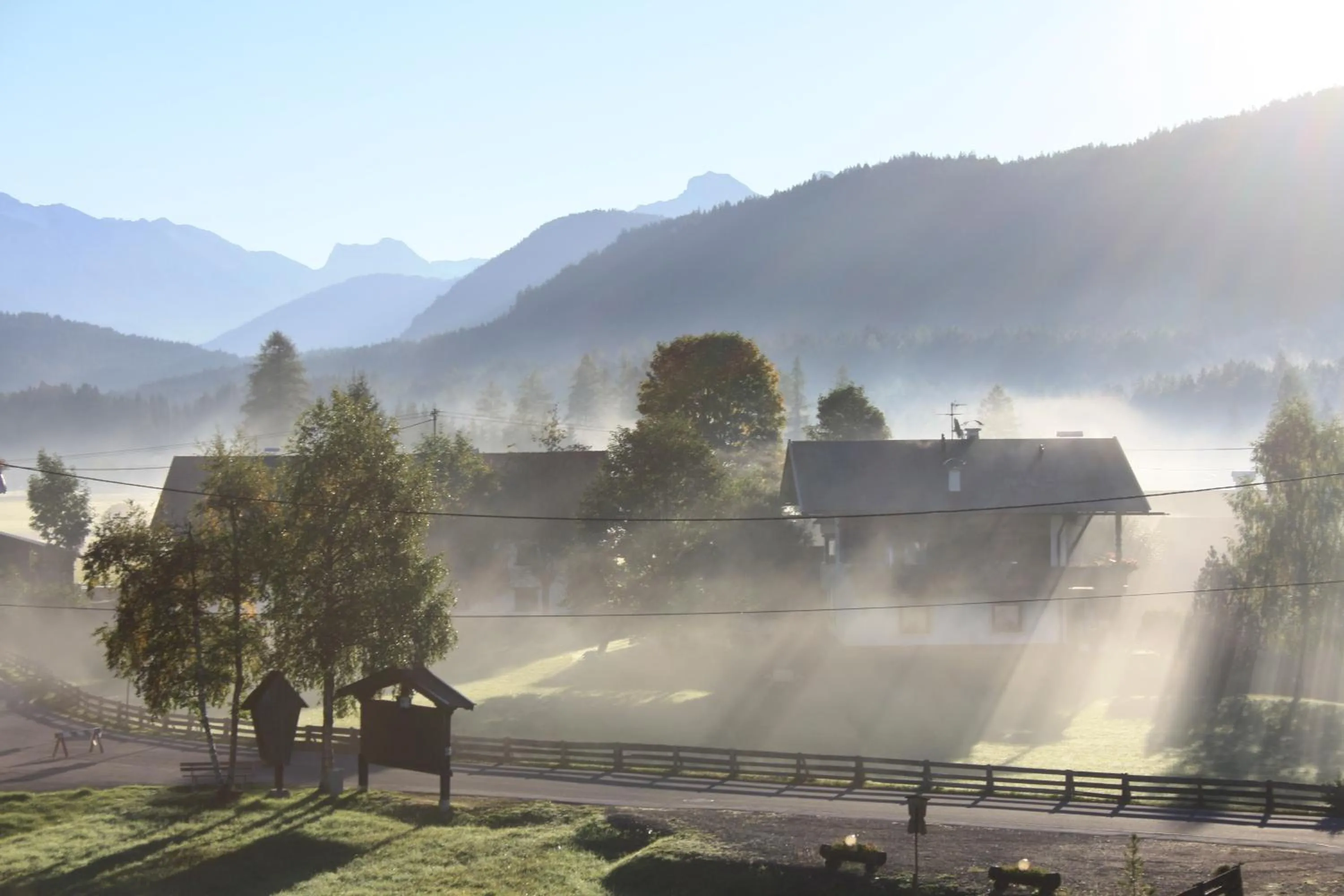 View (from property/room) in Landhotel Wolf