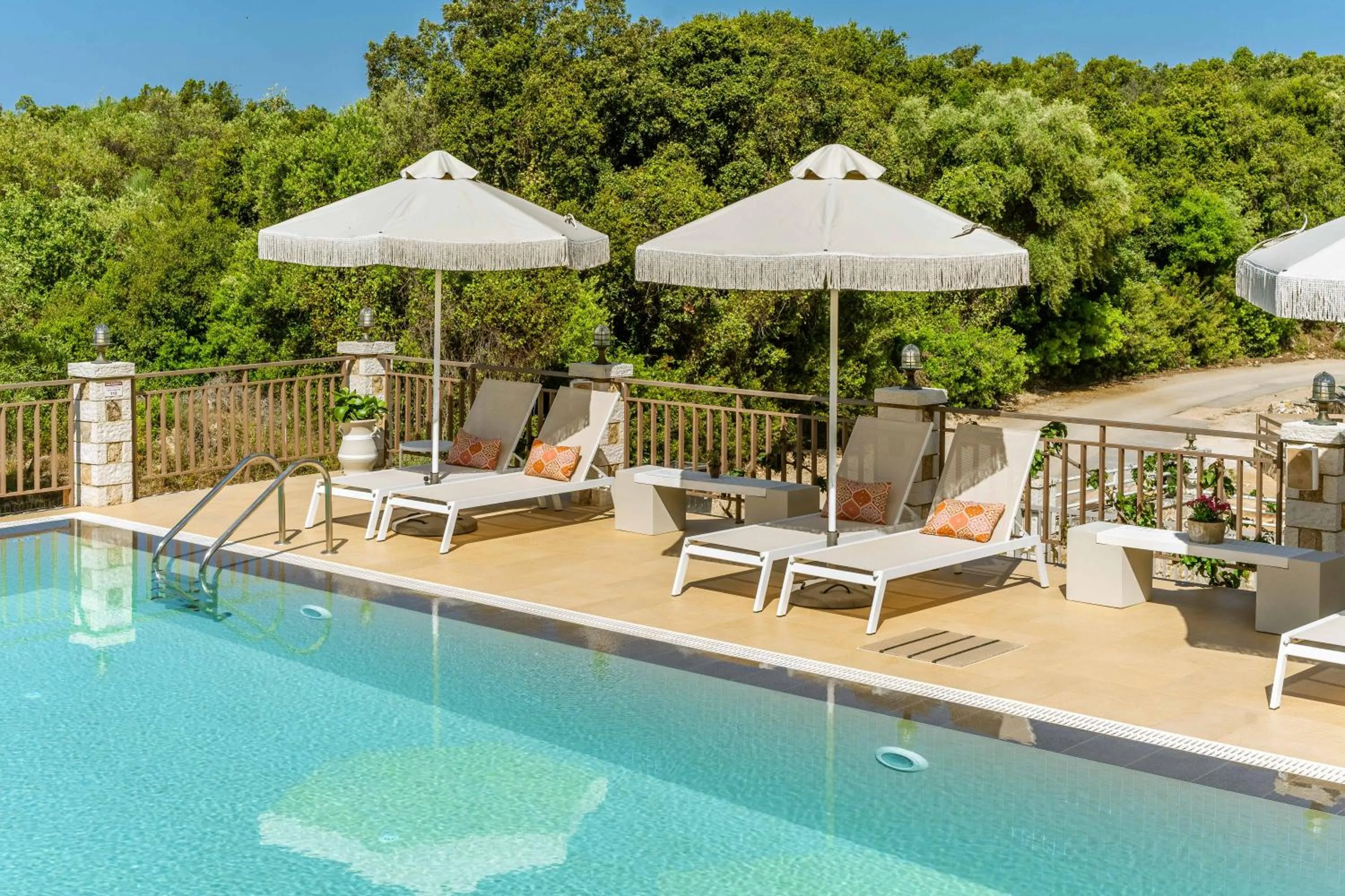 Pool view in 3Aktes Suites & Studios