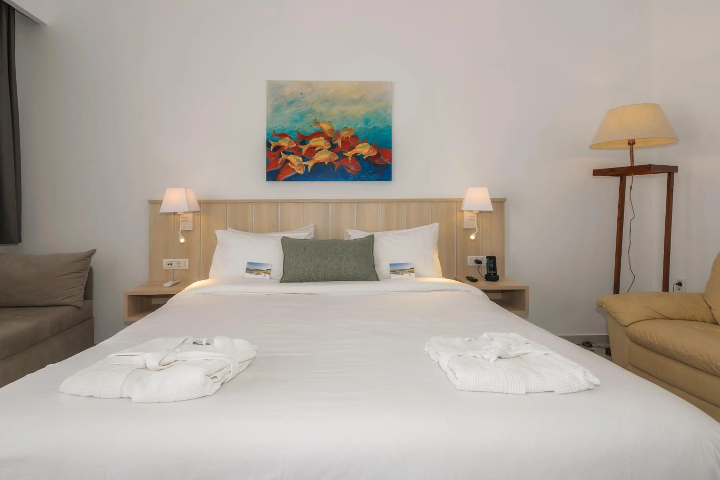 Photo of the whole room, Bed in Iakinthos, Tsilivi Beach