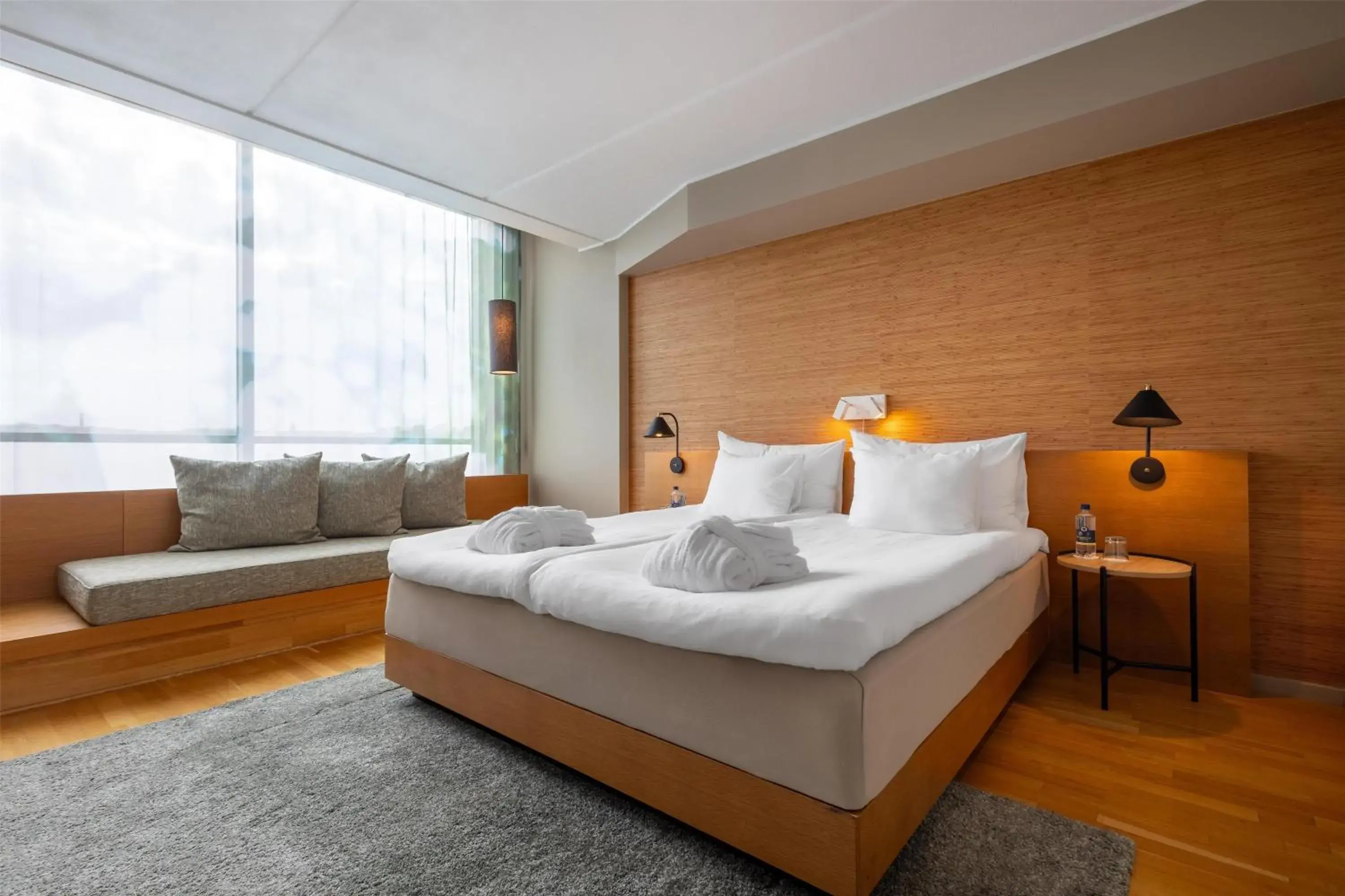 Seating area, Bed in Hyatt Place Gothenburg Central Seating area, Bed in Hyatt Place Gothenburg Central