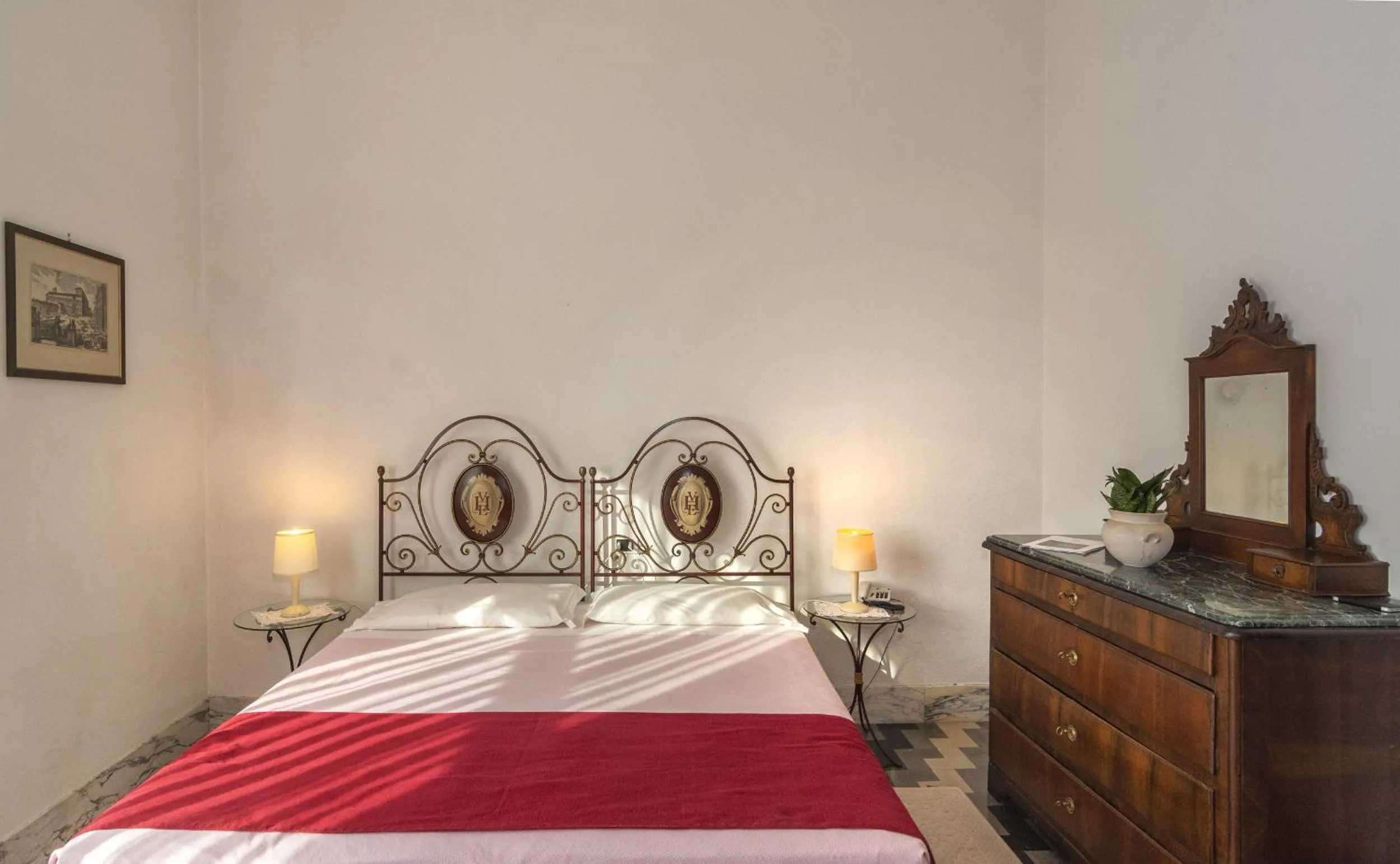 Bed in Hotel Villa Edera