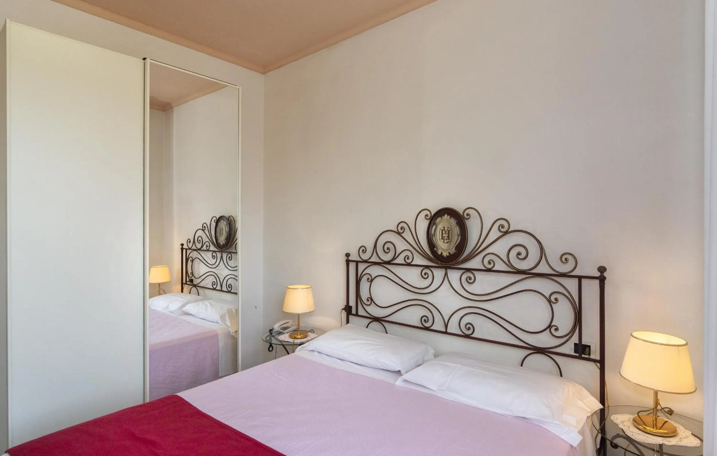 Bed in Hotel Villa Edera