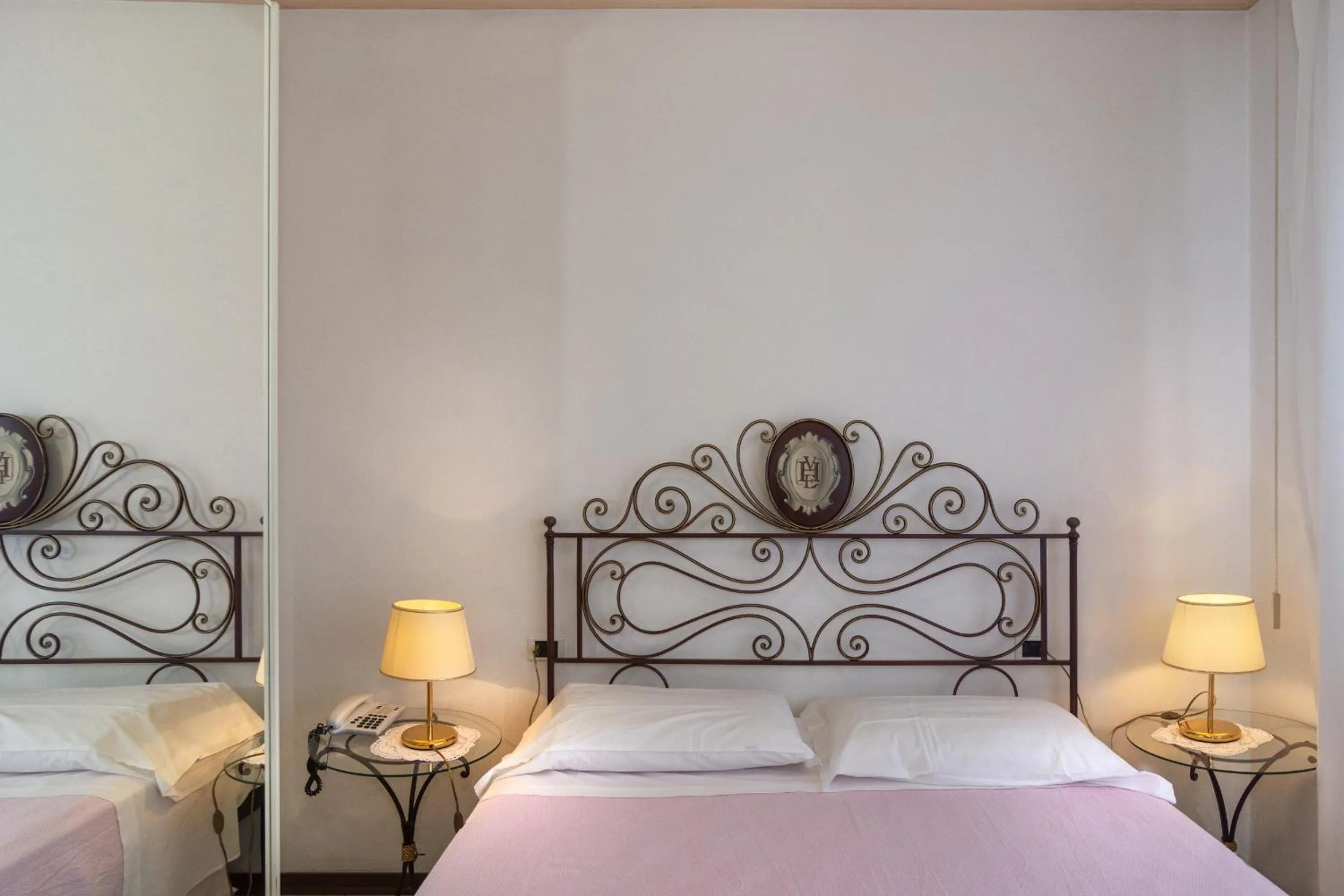 Bed in Hotel Villa Edera