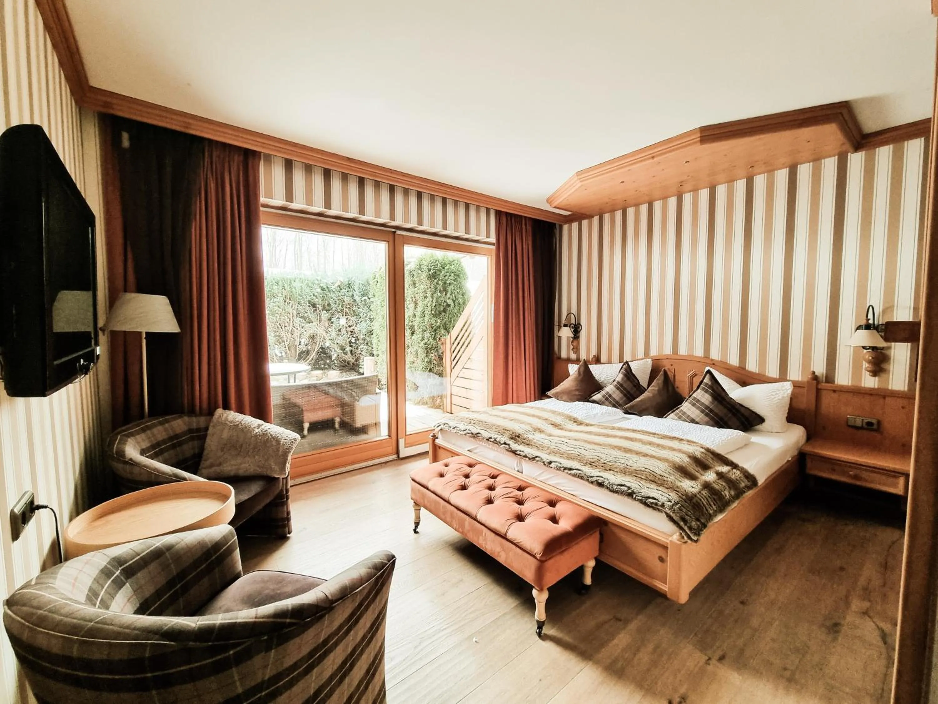 Bed in Landhaus Talblick- Frühstückspension