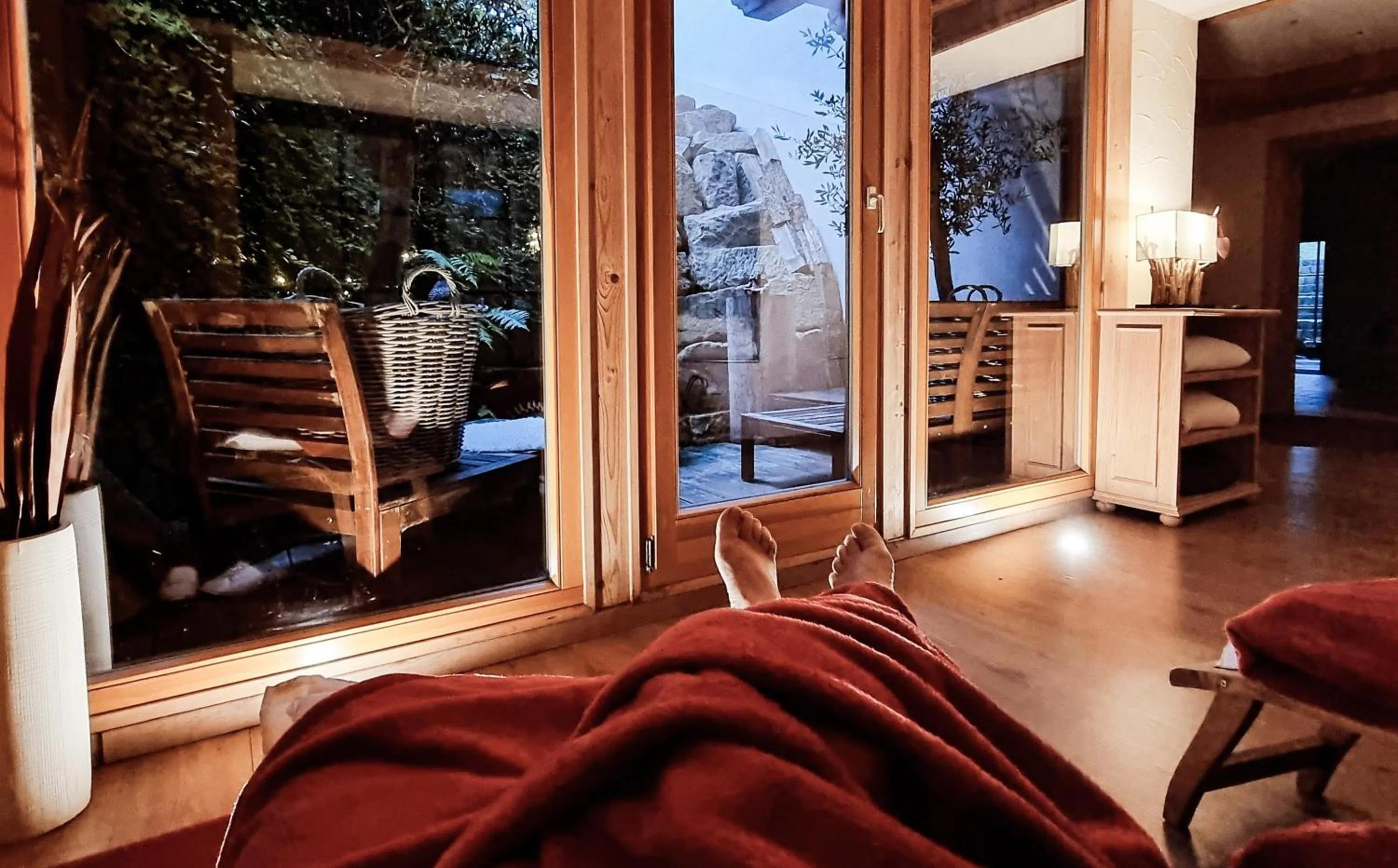 Sauna in Landhaus Talblick- Frühstückspension