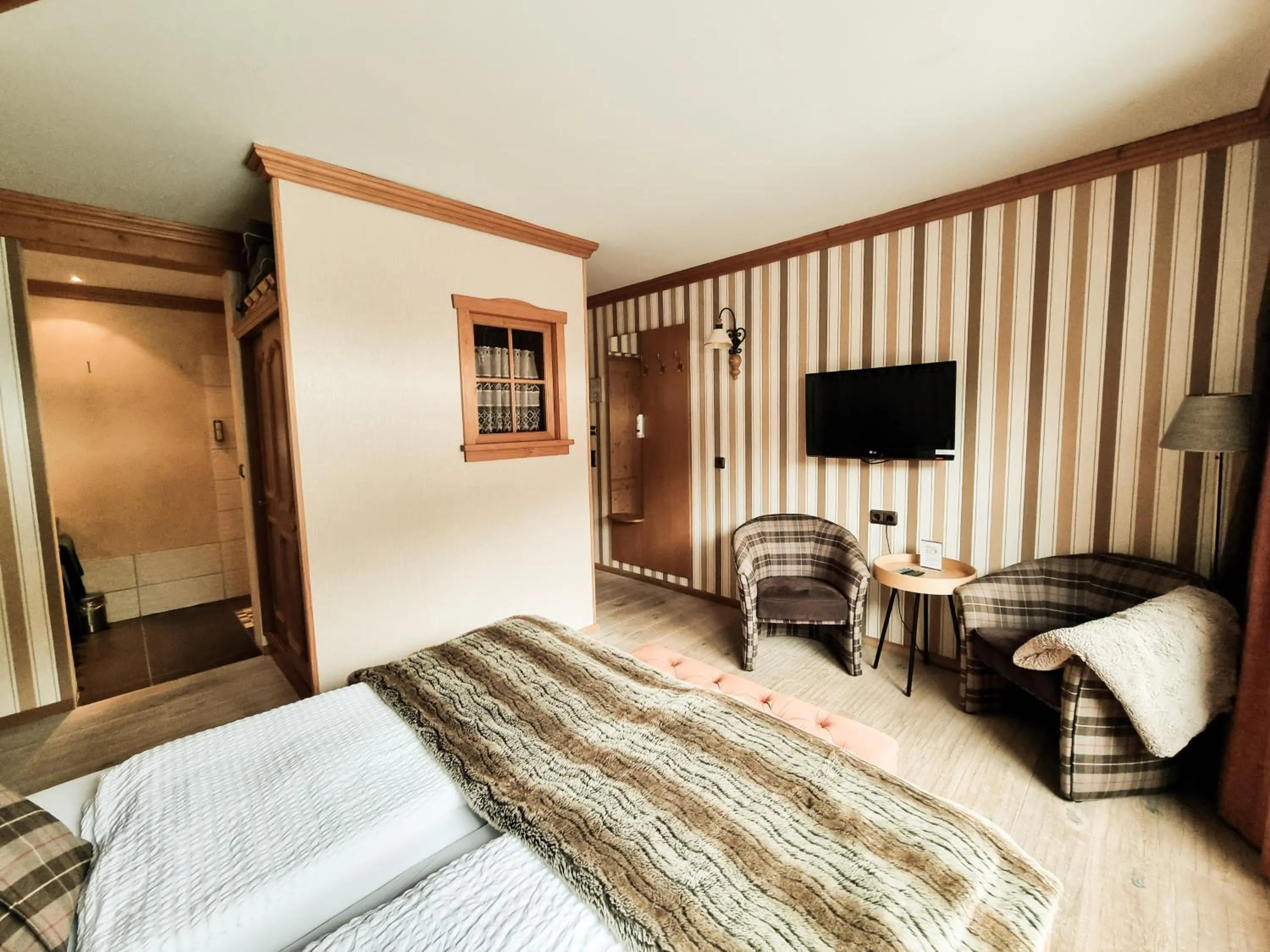 Bed in Landhaus Talblick- Frühstückspension