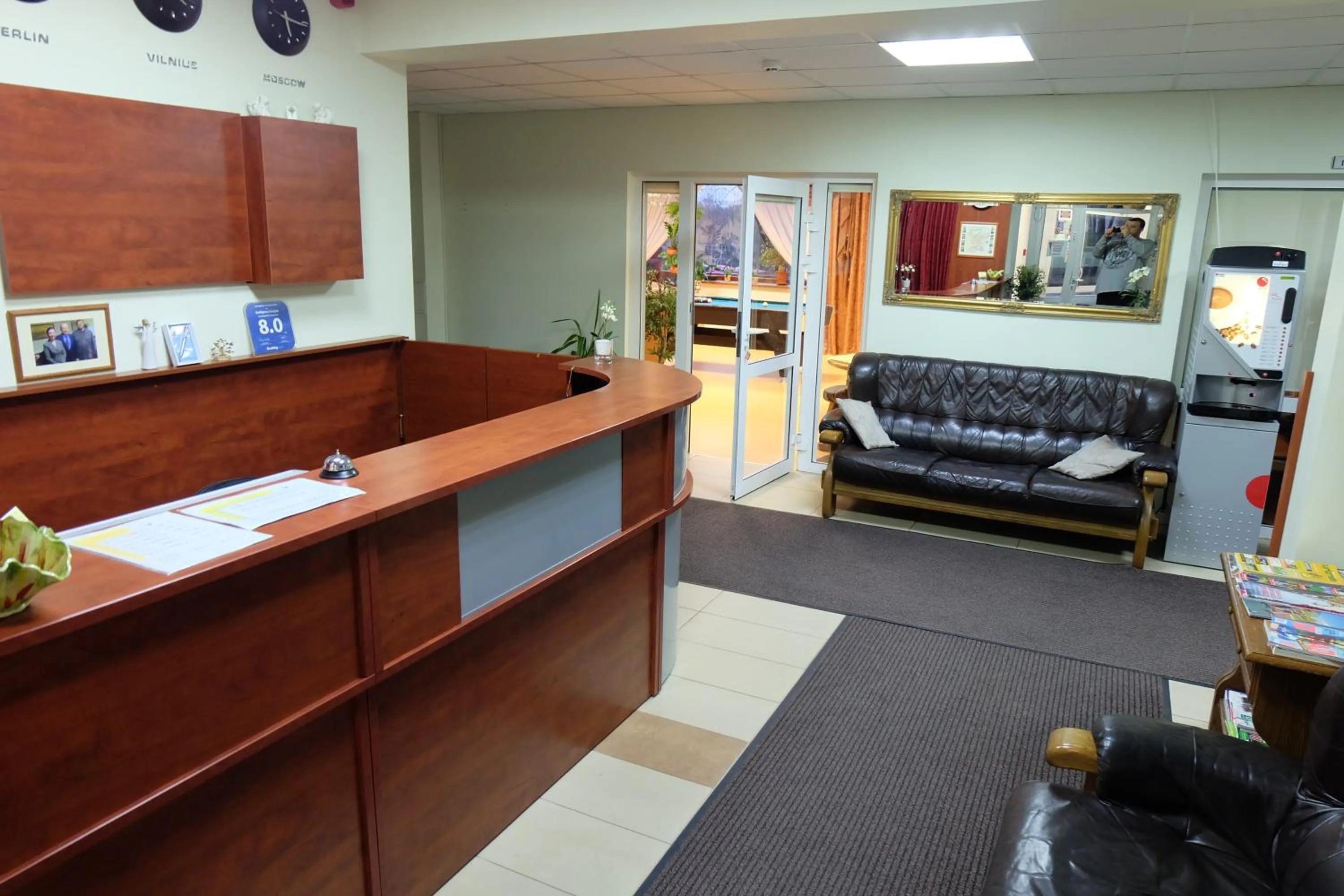 Lobby or reception in Hotel Green Smiltynė