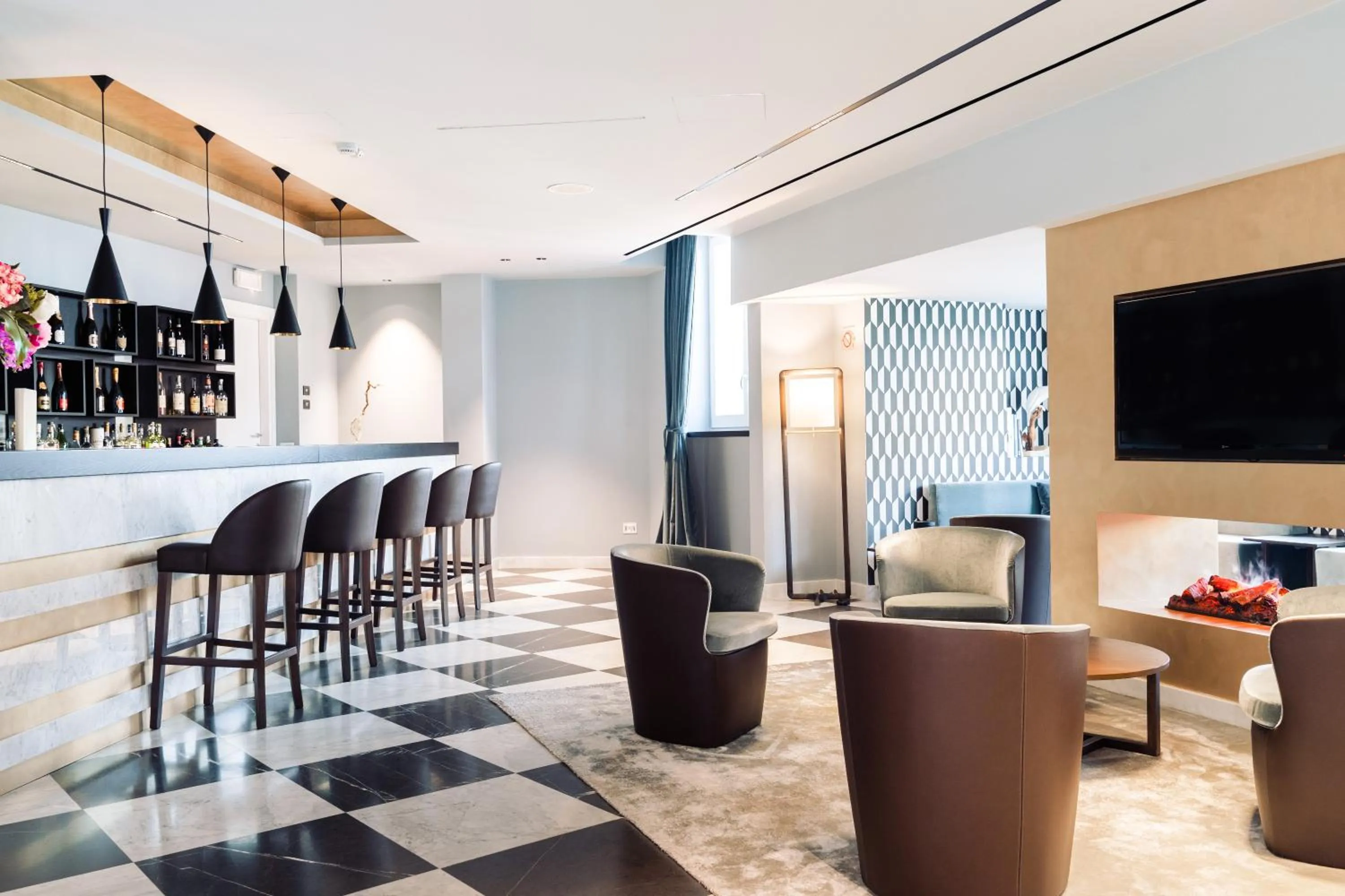 Lobby or reception in Hotel Michelangelo