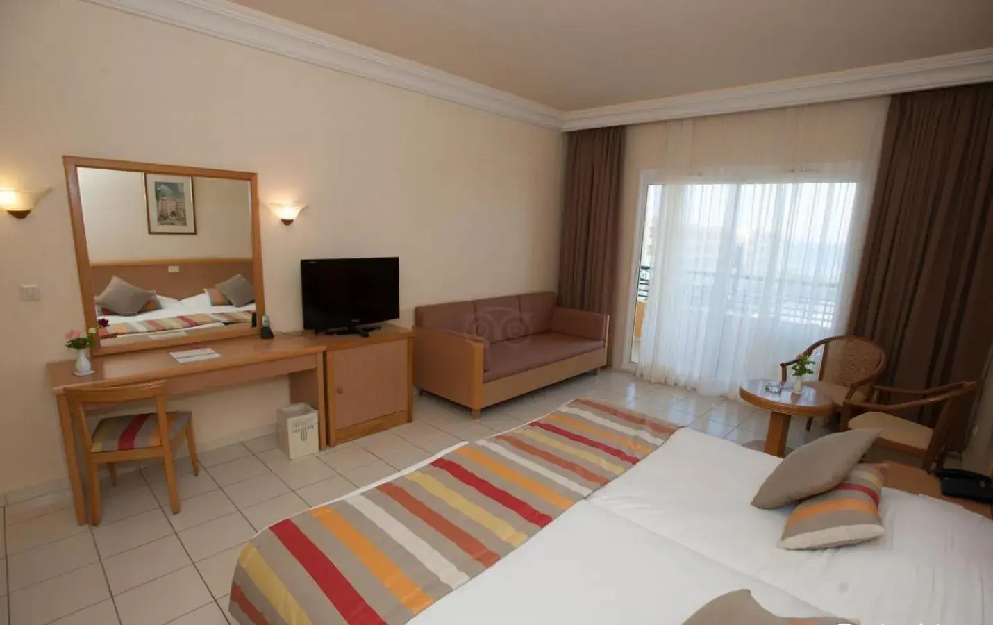 Family Room with Garden View in Hotel Nour Palace Resort & Thalasso Mahdia Family Room with Garden View in Hotel Nour Palace Resort & Thalasso Mahdia