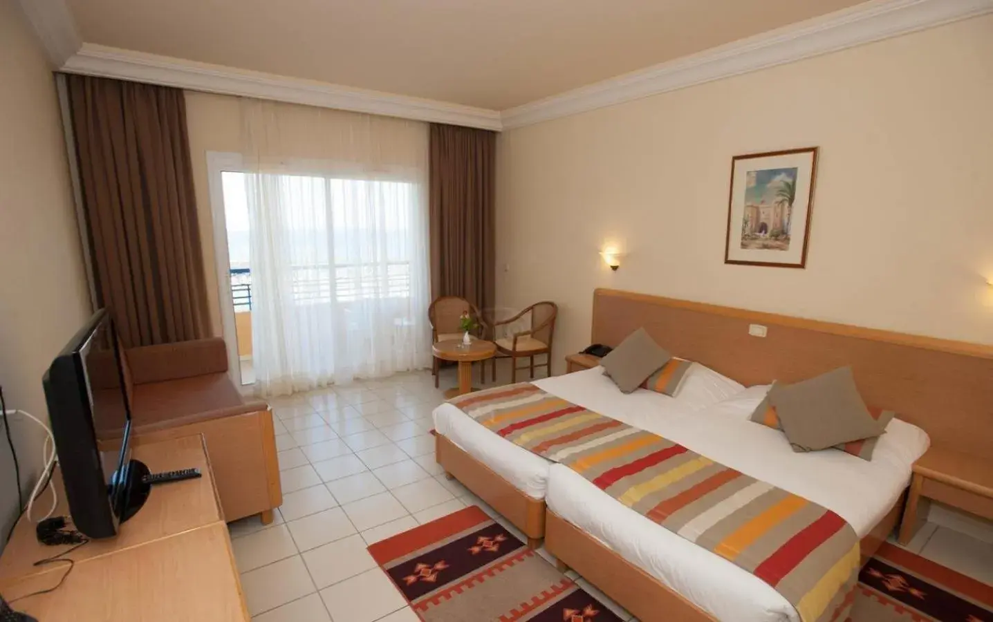 Double Room with Garden View in Hotel Nour Palace Resort & Thalasso Mahdia Double Room with Garden View in Hotel Nour Palace Resort & Thalasso Mahdia