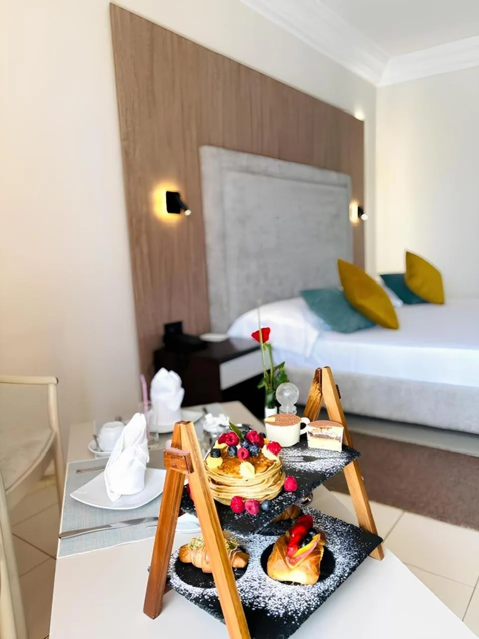 Bedroom, Bed in Hotel Nour Palace Resort & Thalasso Mahdia