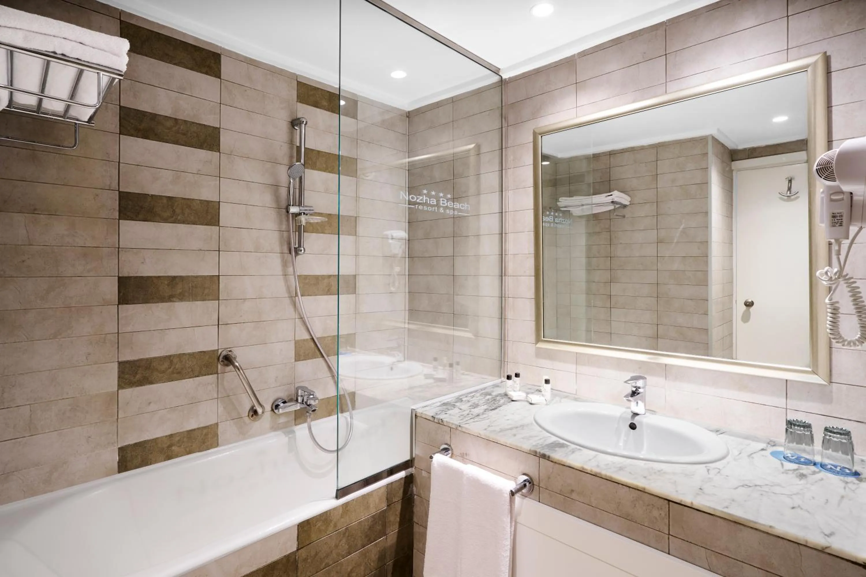 Bathroom in Nozha Beach Resort & Spa