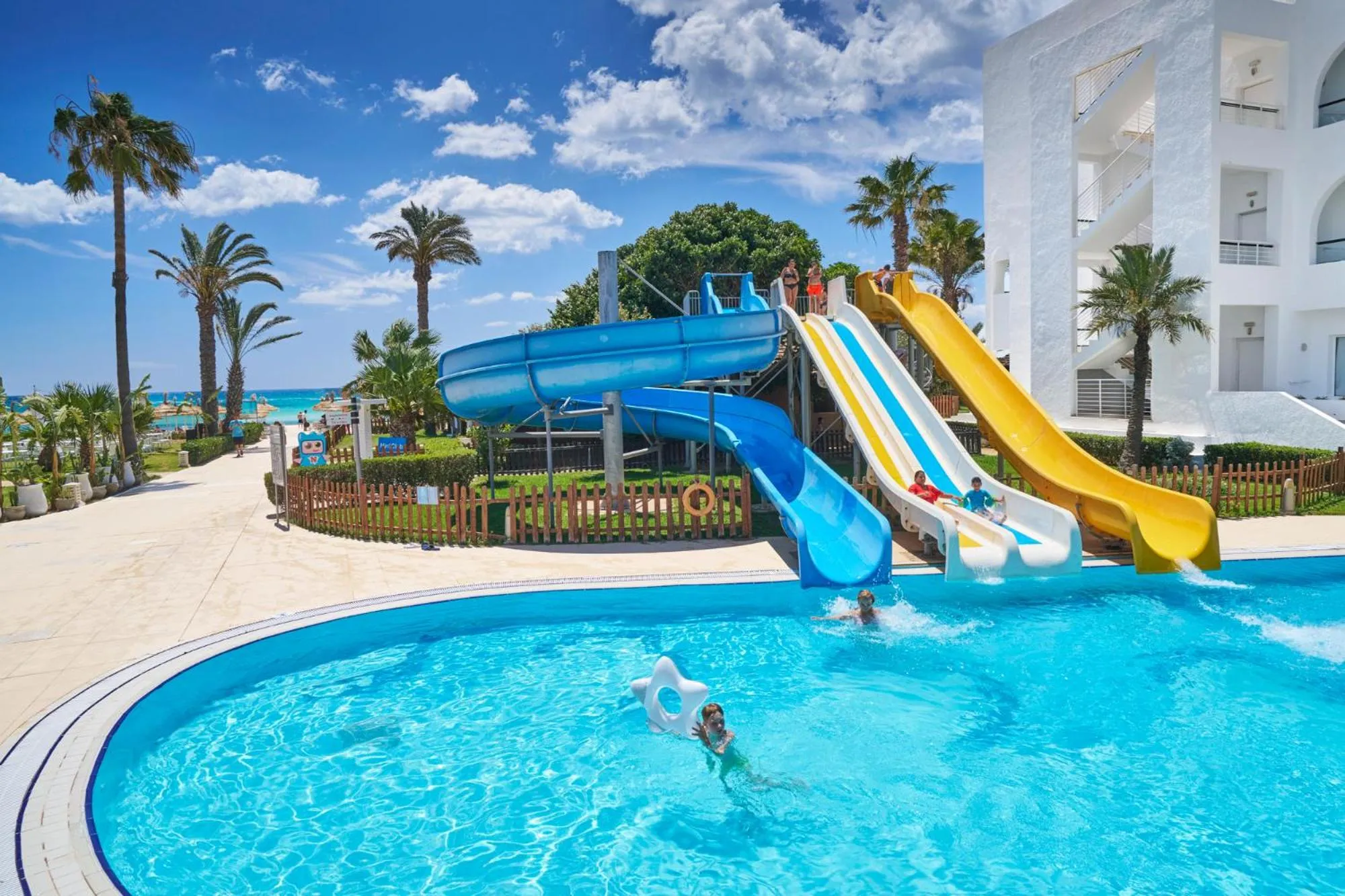 Aqua park in Nozha Beach Resort & Spa
