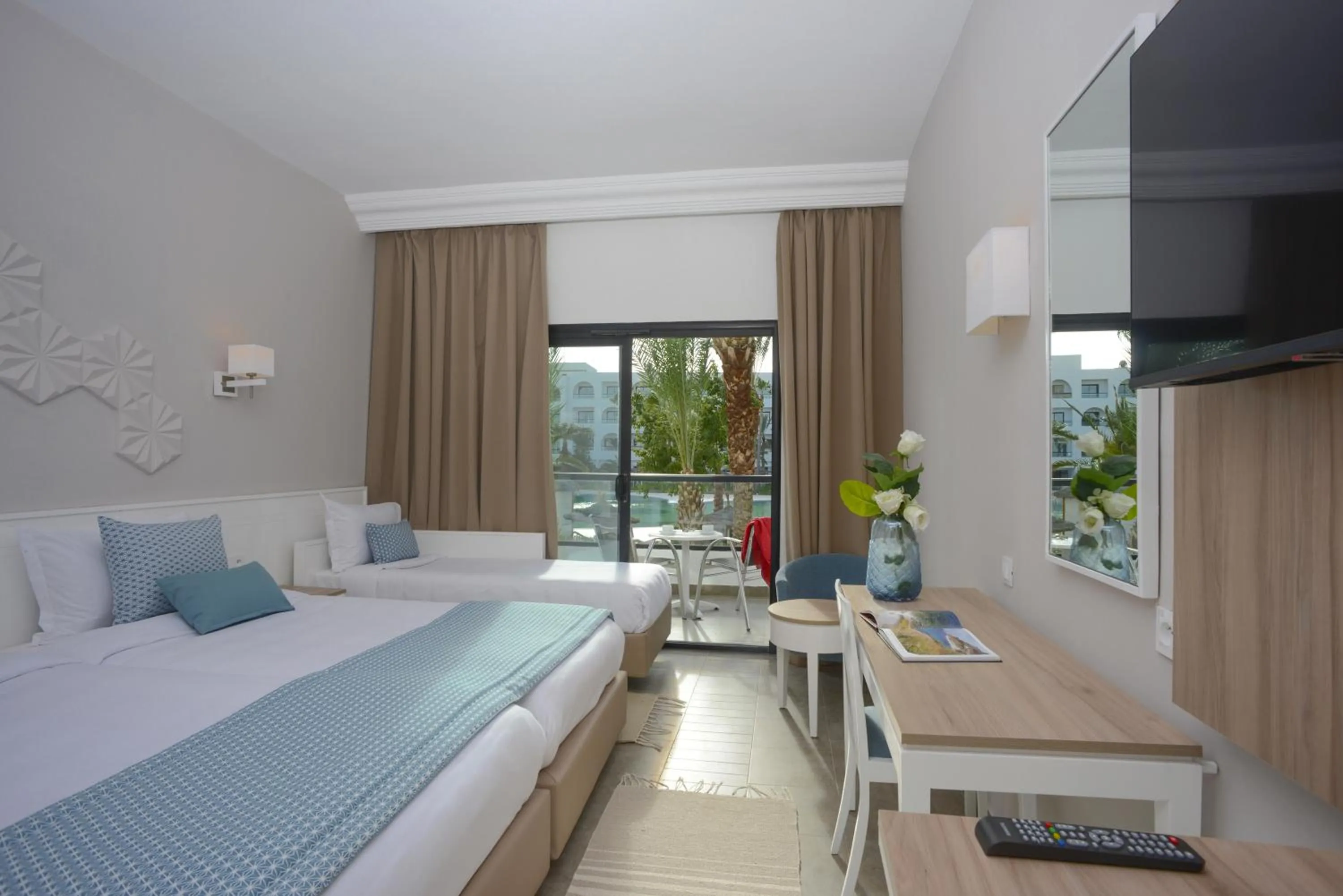 Bedroom, Bed in Nozha Beach Resort & Spa