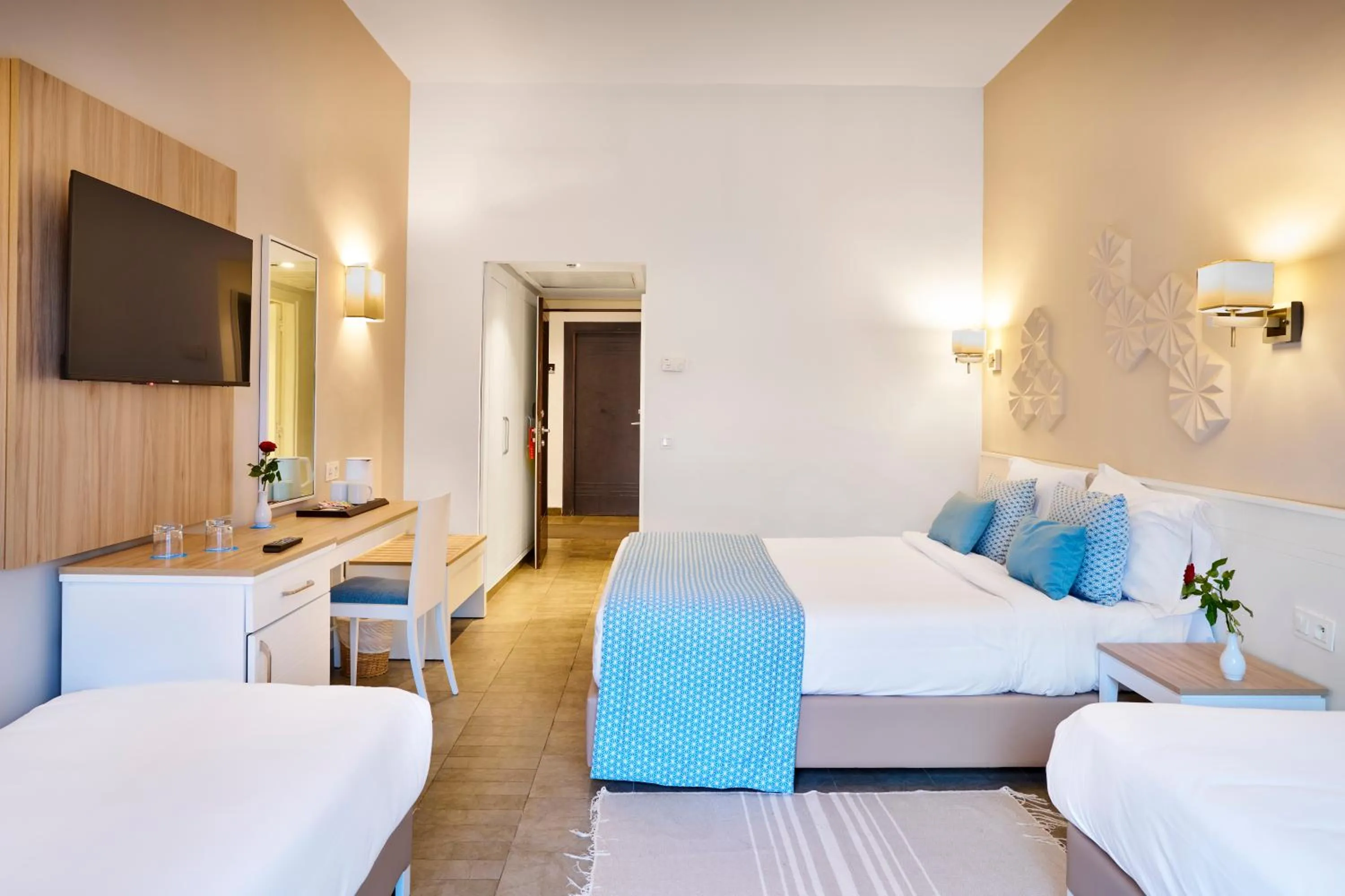 Bedroom, Bed in Nozha Beach Resort & Spa