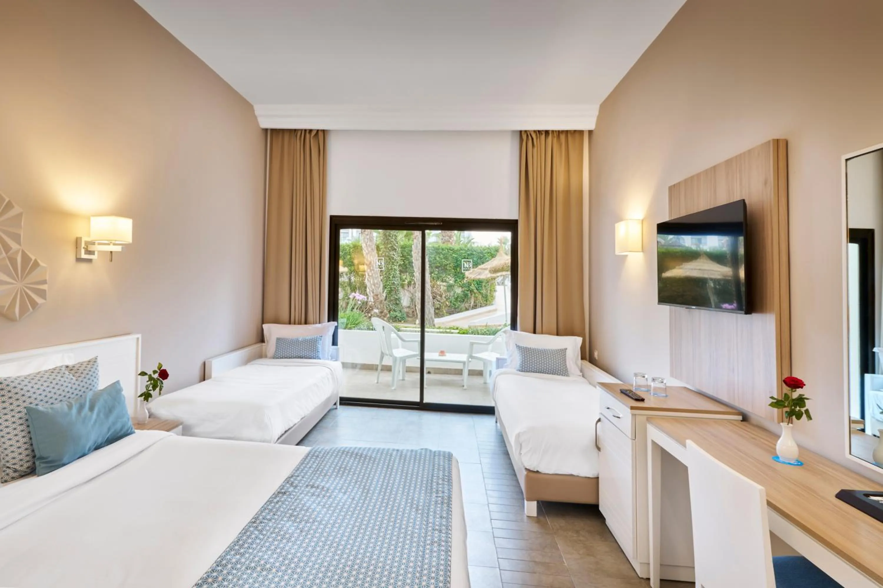 Bedroom, Bed in Nozha Beach Resort & Spa