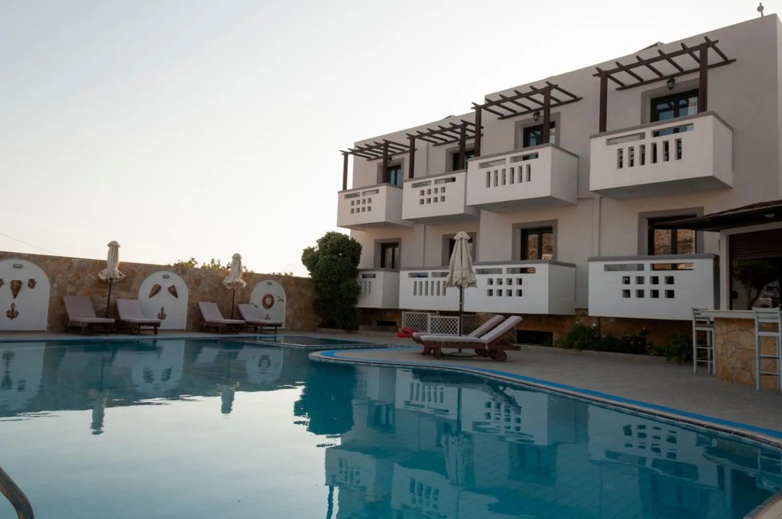 sunbed in Arkasa Bay Hotel