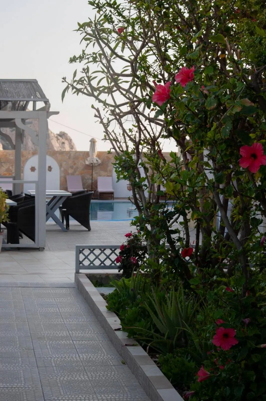 Garden view in Arkasa Bay Hotel