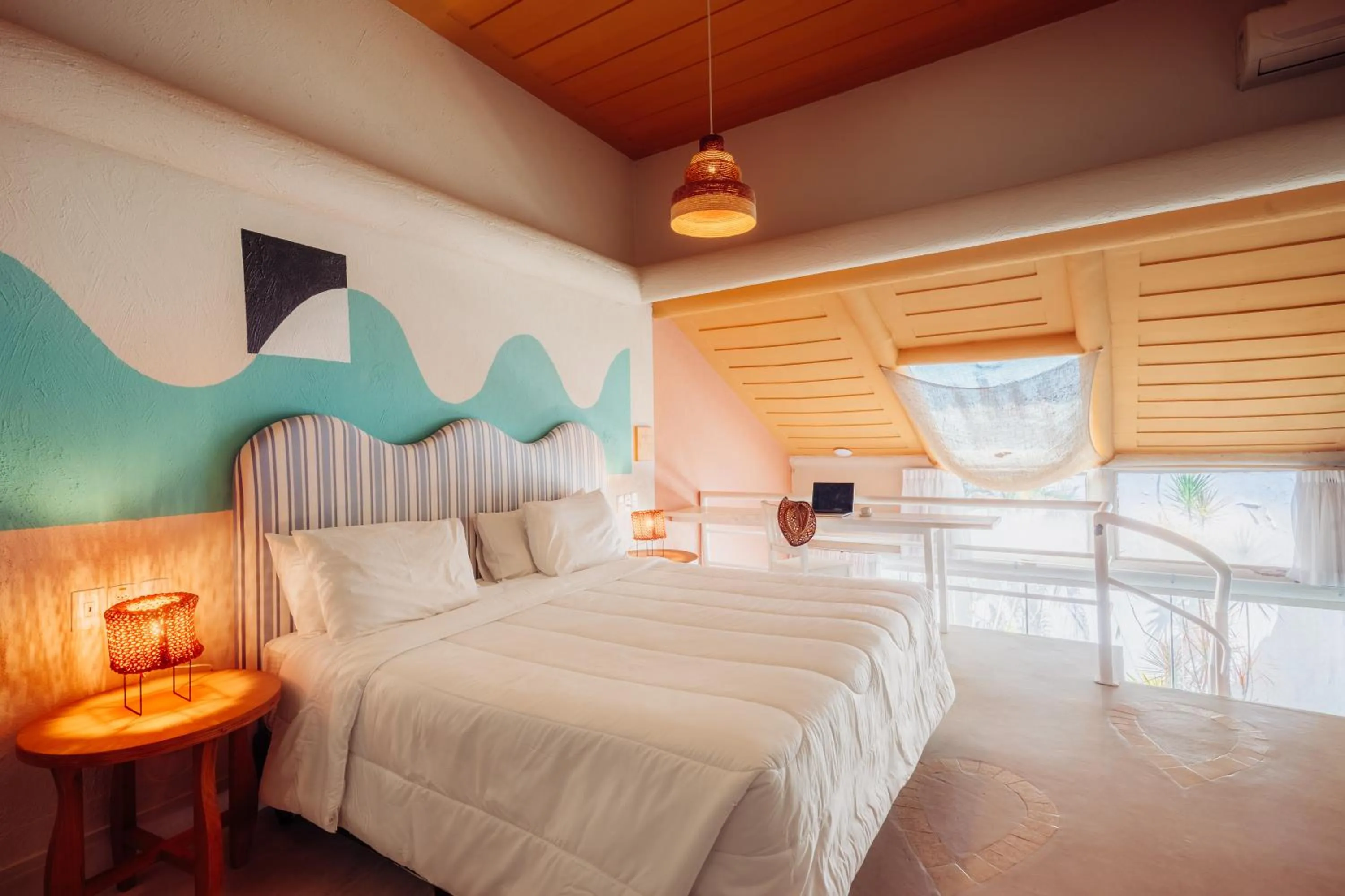 Bed in Own Búzios Beach Hotel