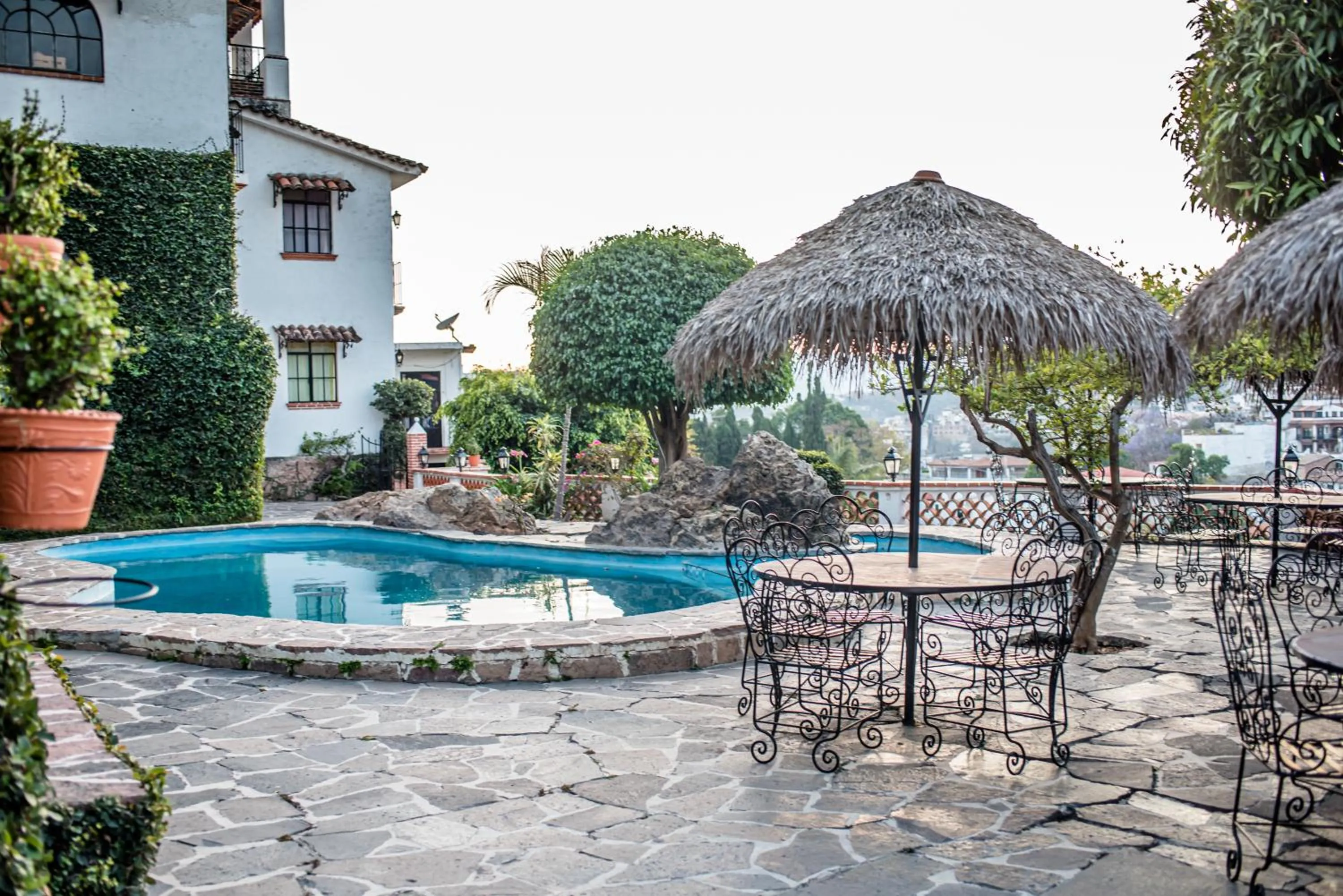 Swimming pool in Hotel Cielito Lindo, Taxco
