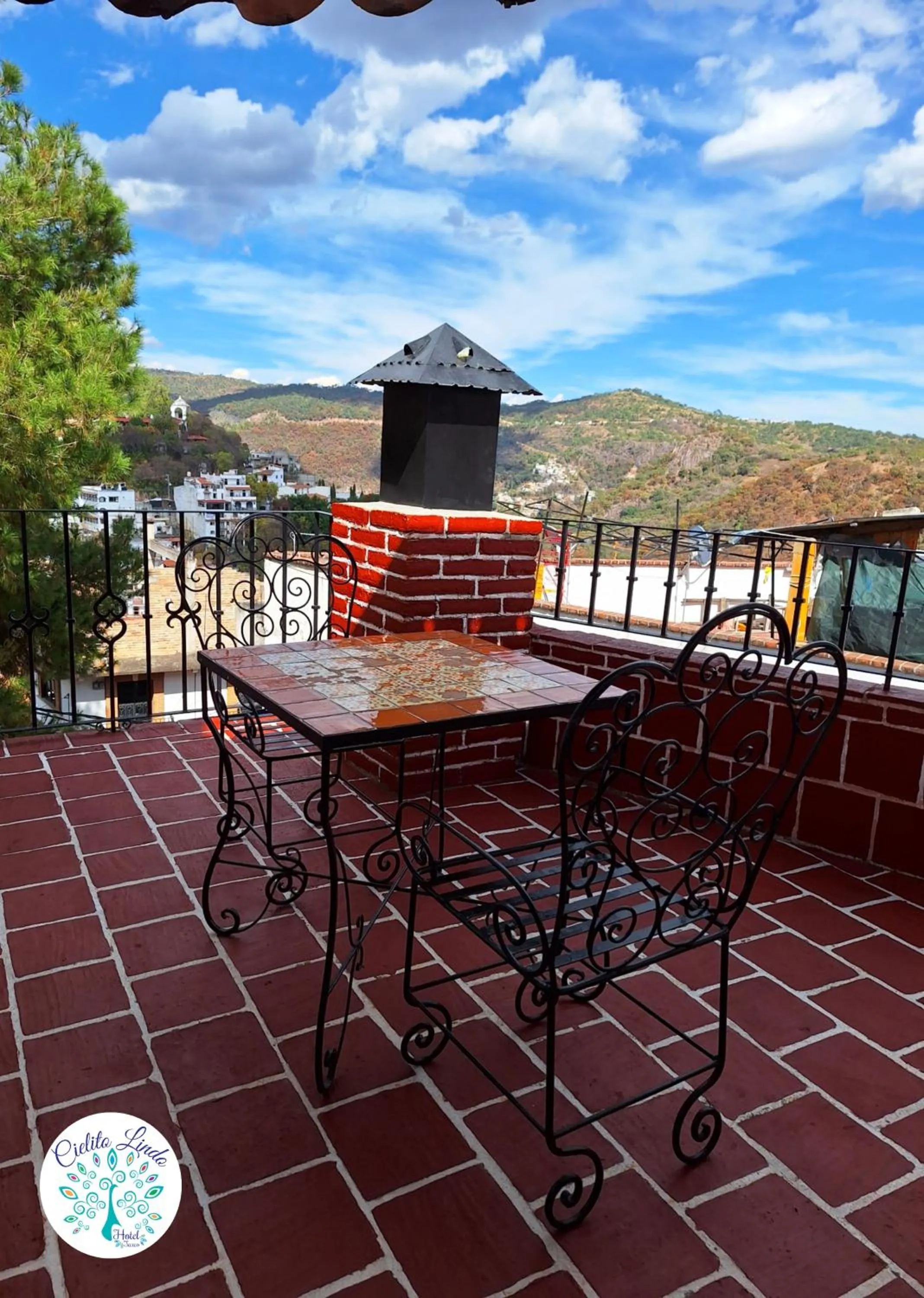 Balcony/Terrace in Hotel Cielito Lindo, Taxco