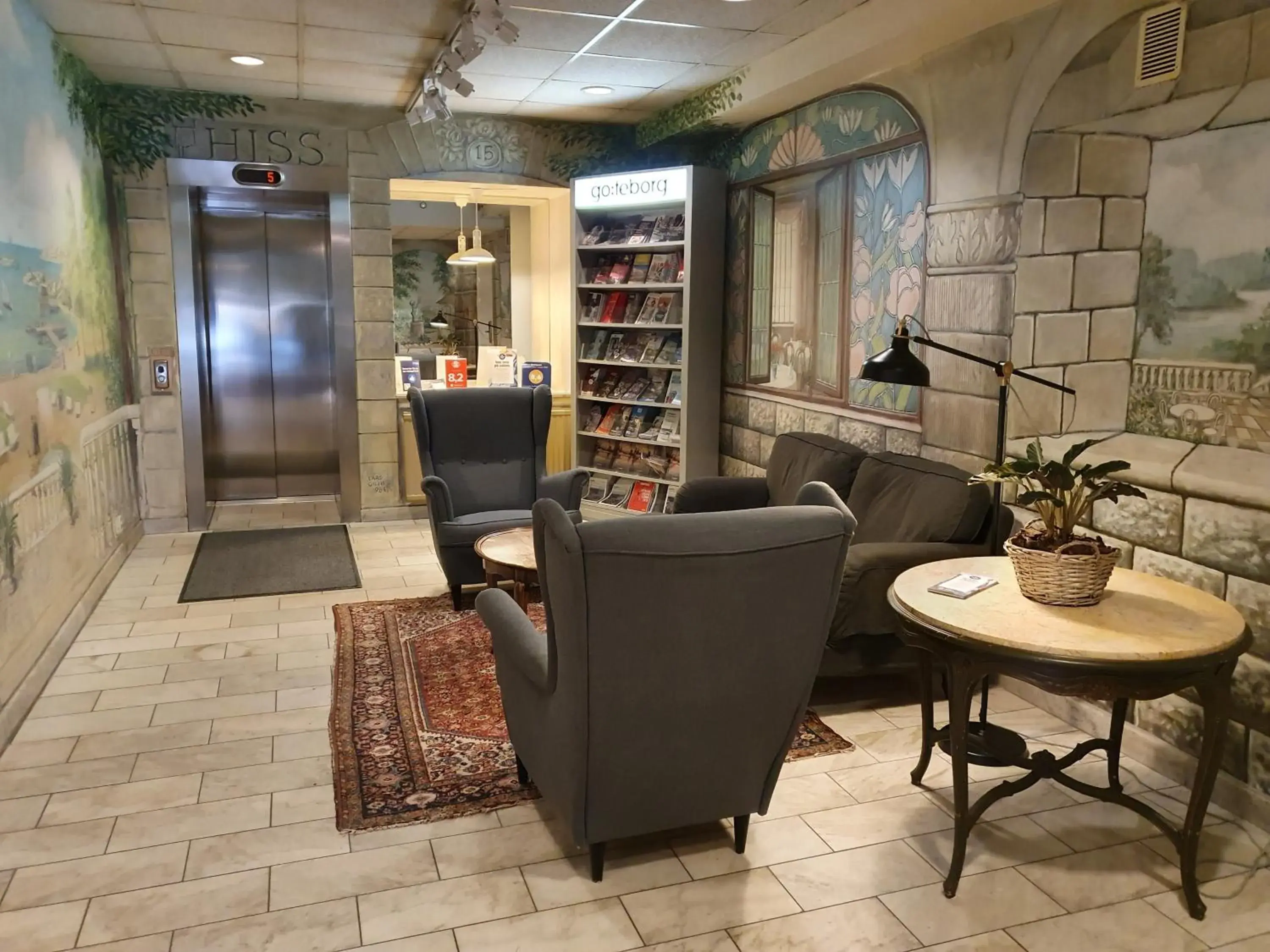 Lobby or reception in Hotel Lorensberg Lobby or reception in Hotel Lorensberg