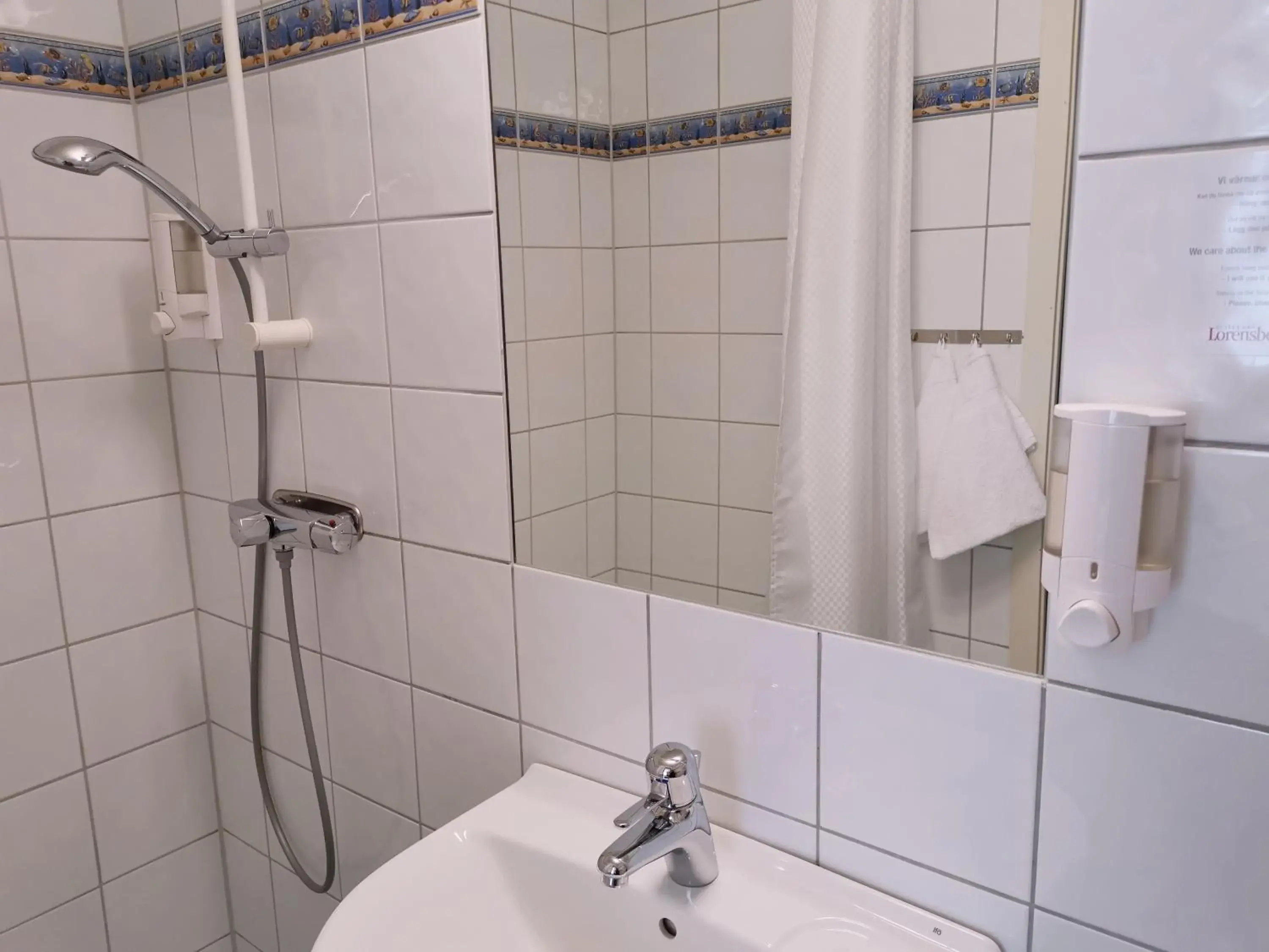 Bathroom in Hotel Lorensberg Bathroom in Hotel Lorensberg