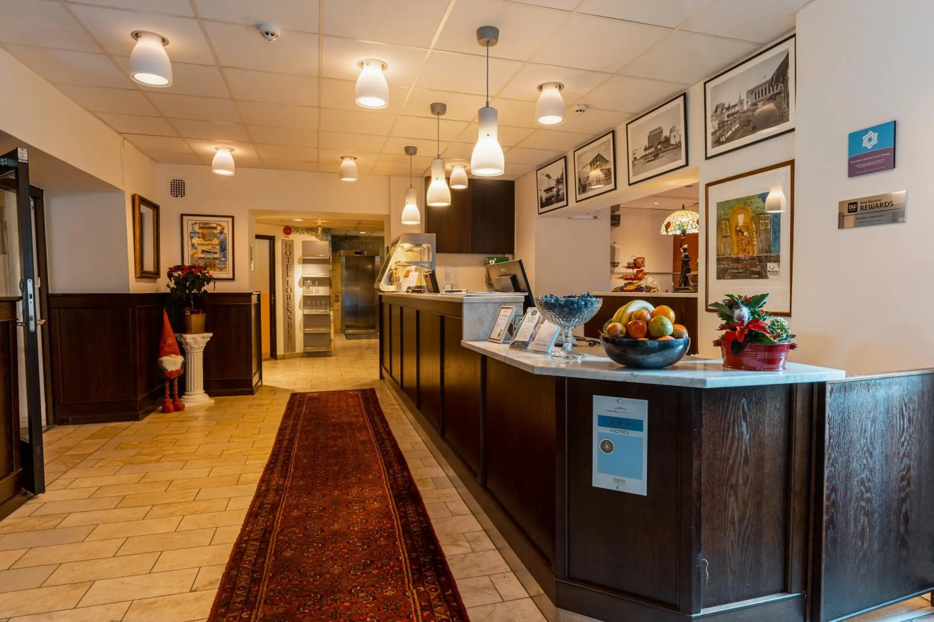 Lobby or reception in Hotel Lorensberg Lobby or reception in Hotel Lorensberg