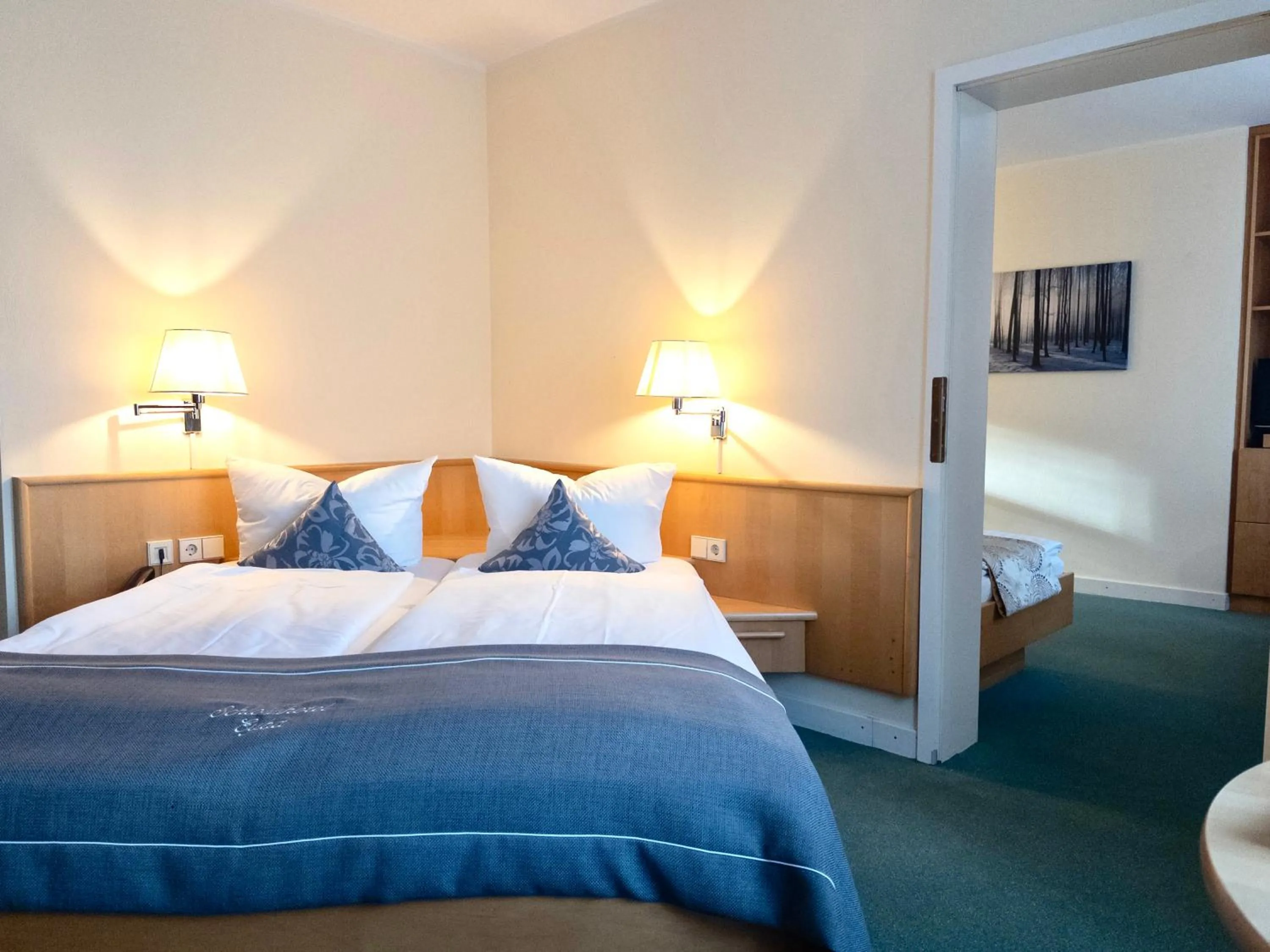 Photo of the whole room, Bed in Schlosshotel Eyba