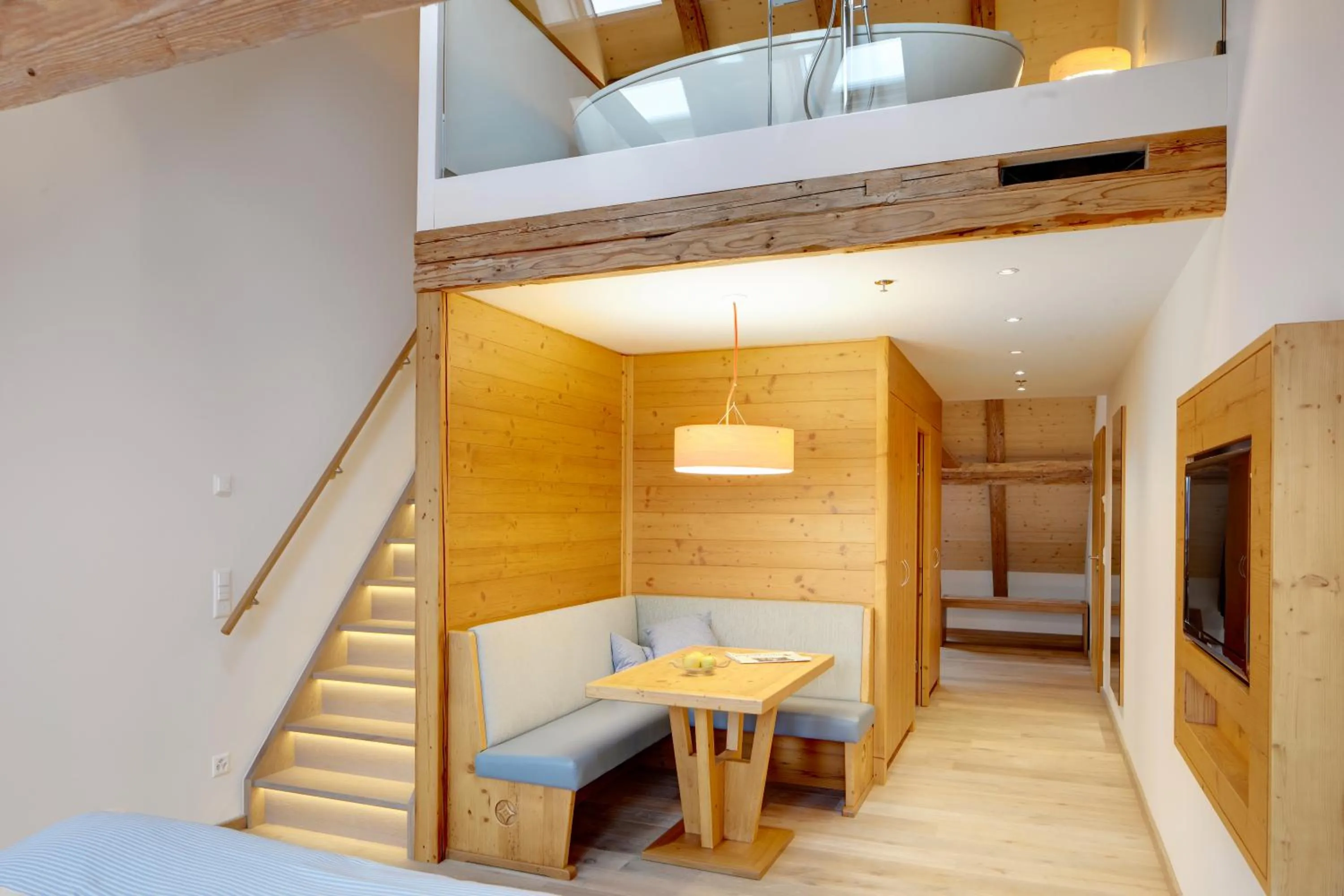 Bed in Hotel Friedheim Weggis