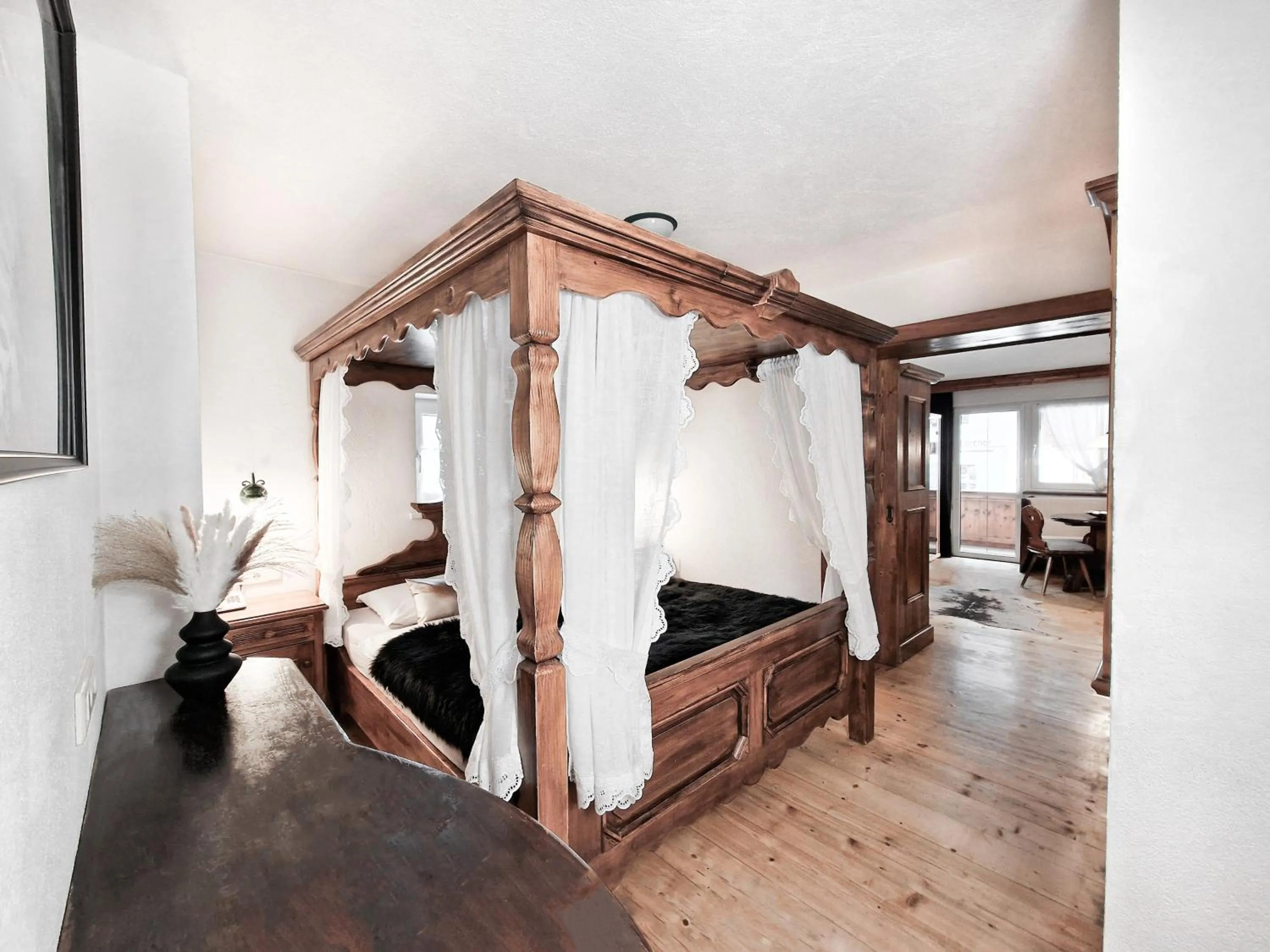 Photo of the whole room, Bed in Hotel Lärchenhof