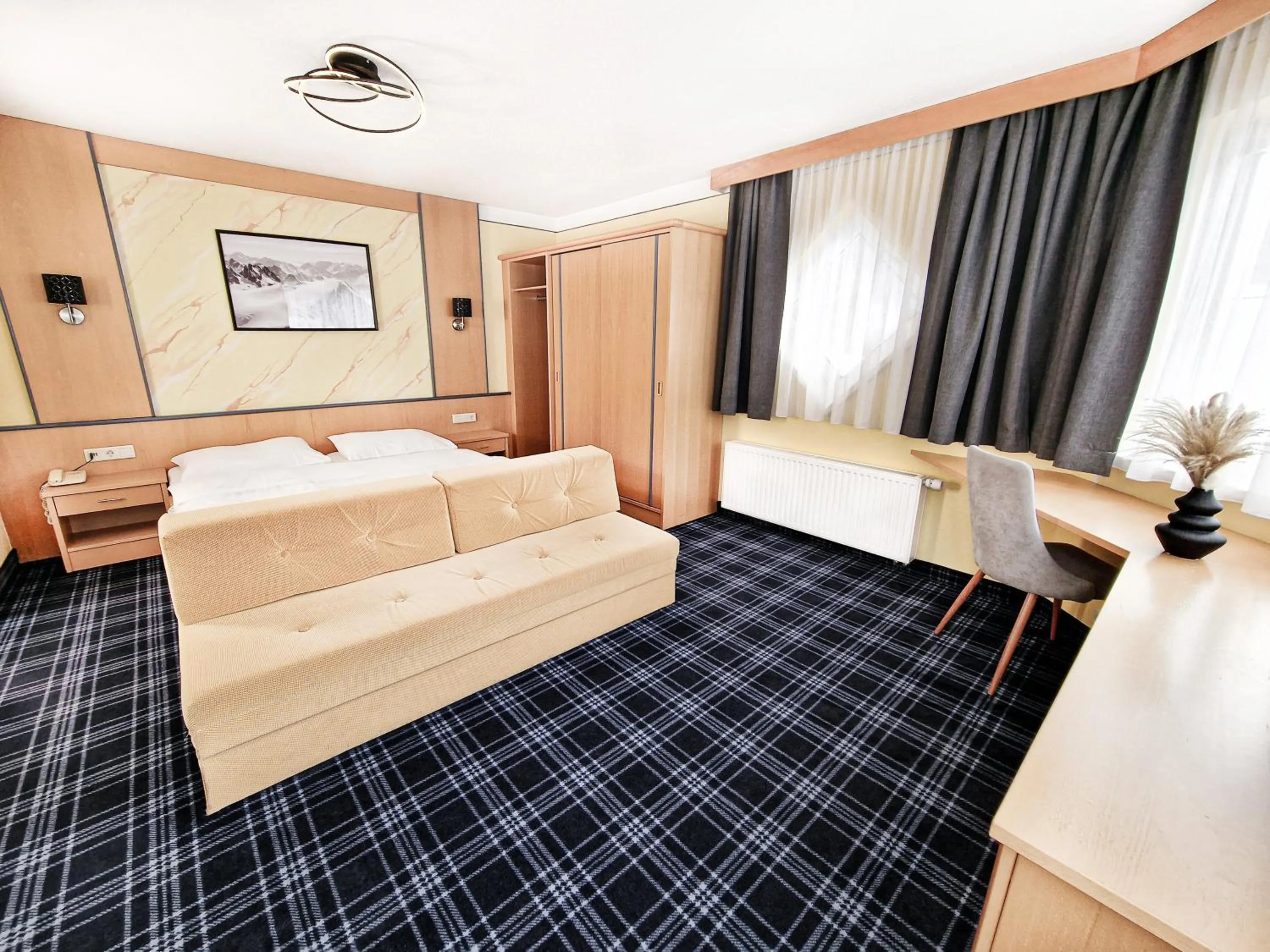 Photo of the whole room, Bed in Hotel Lärchenhof